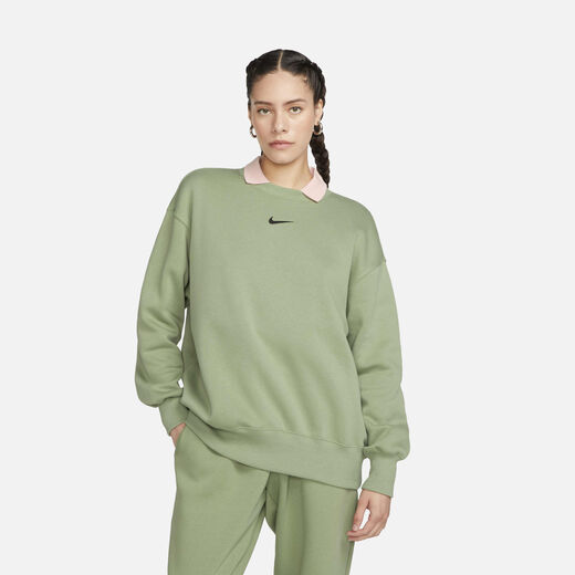 Hoodies & Sweatshirts-Nike, Nike Sportswear Phoenix Fleece, Women's Oversized Crew-neck Sweatshirt