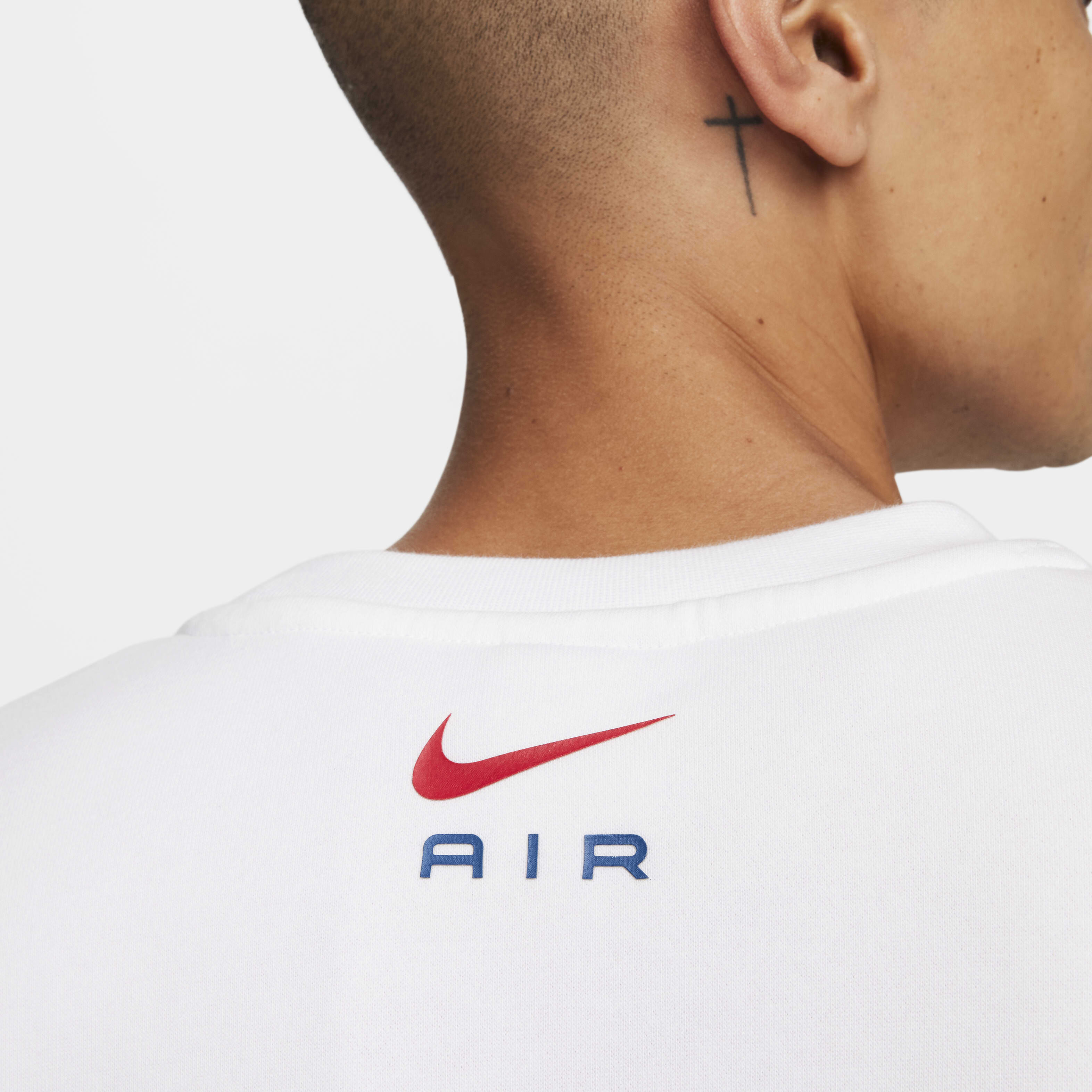 White nike crew sweatshirt cheap