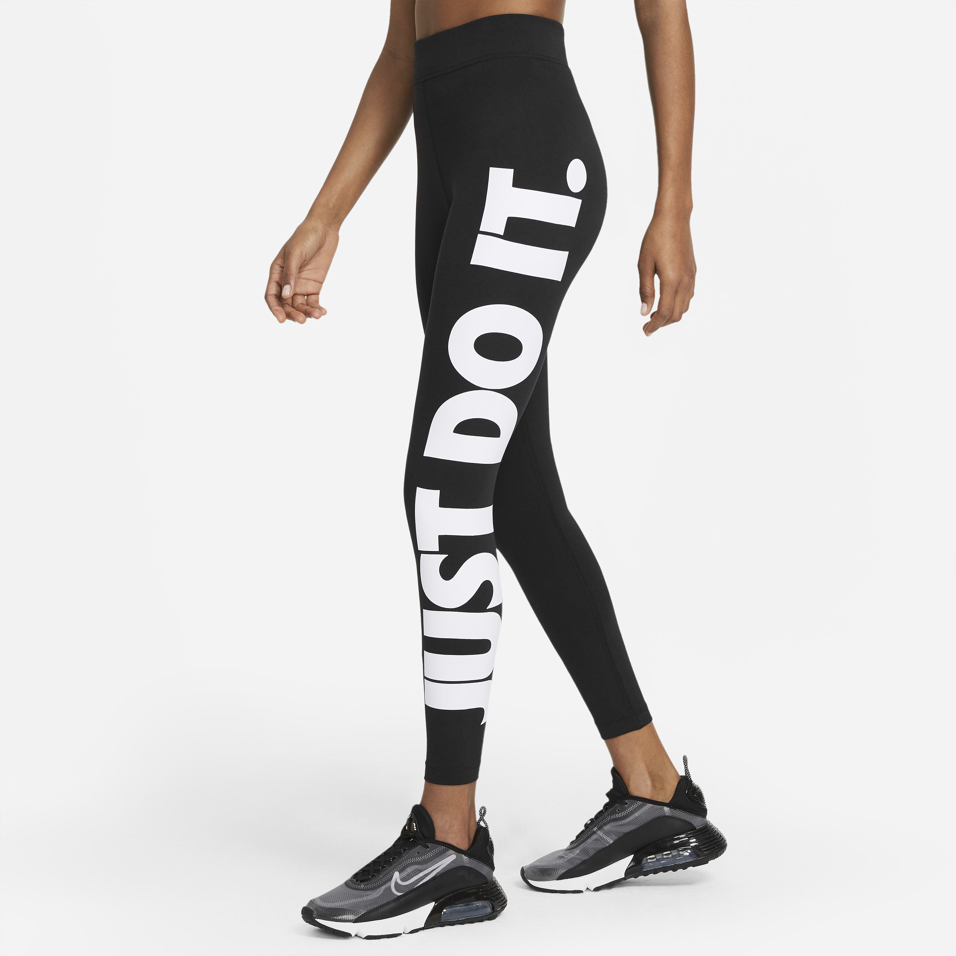 Buy Nike Sportswear Essential Women s High Waisted Graphic Leggings Nike Qatar Official