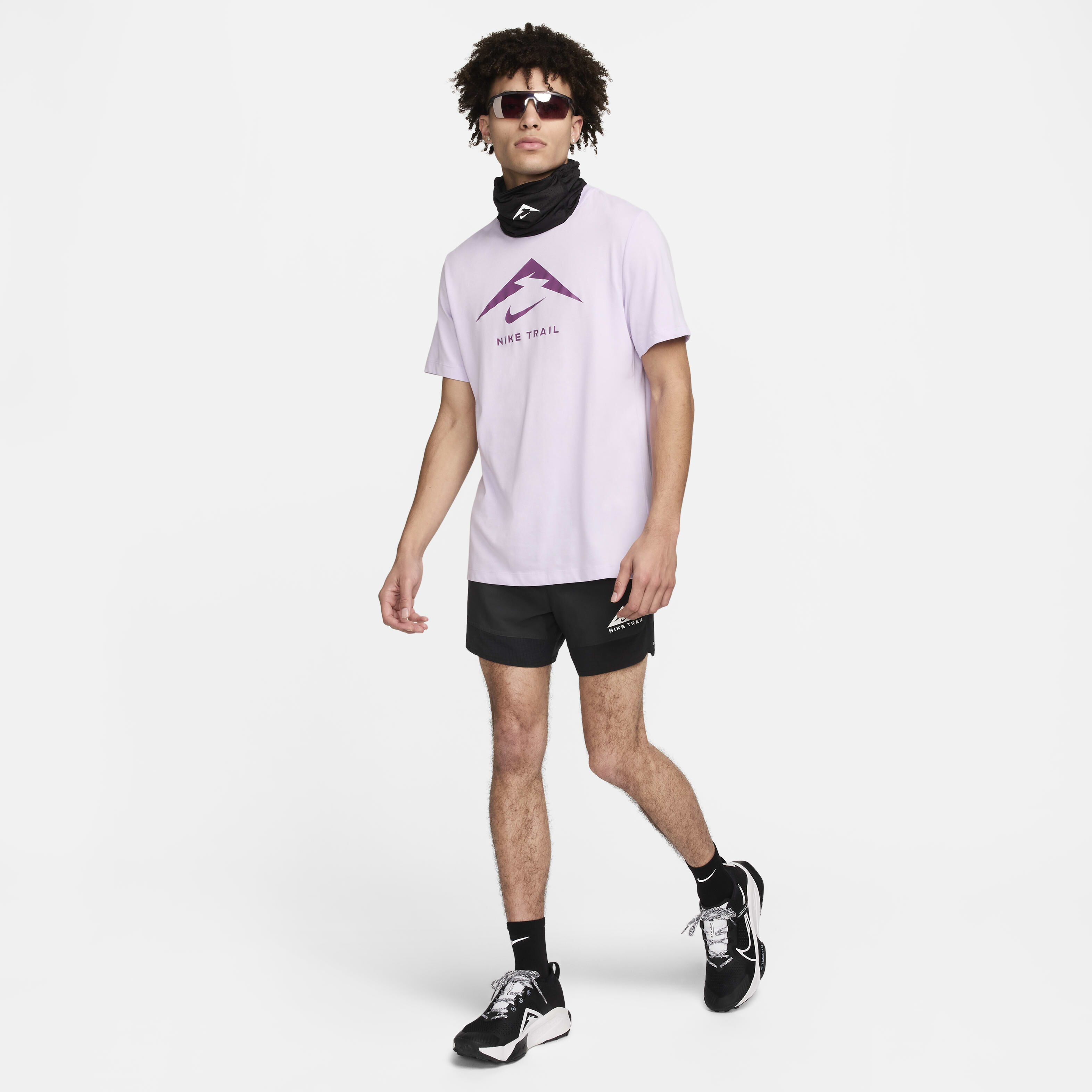Buy Nike Dri-FIT Men's Trail Running T-Shirt - Violet Mist