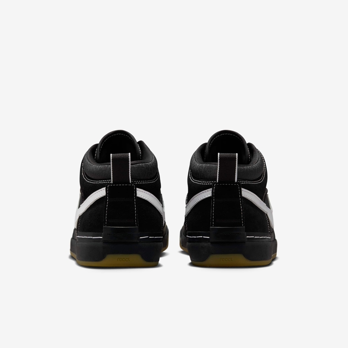073 Sb Buy Nike SB React Leo Skate Shoes - Black/Black/Gum Light Brown/White ...
