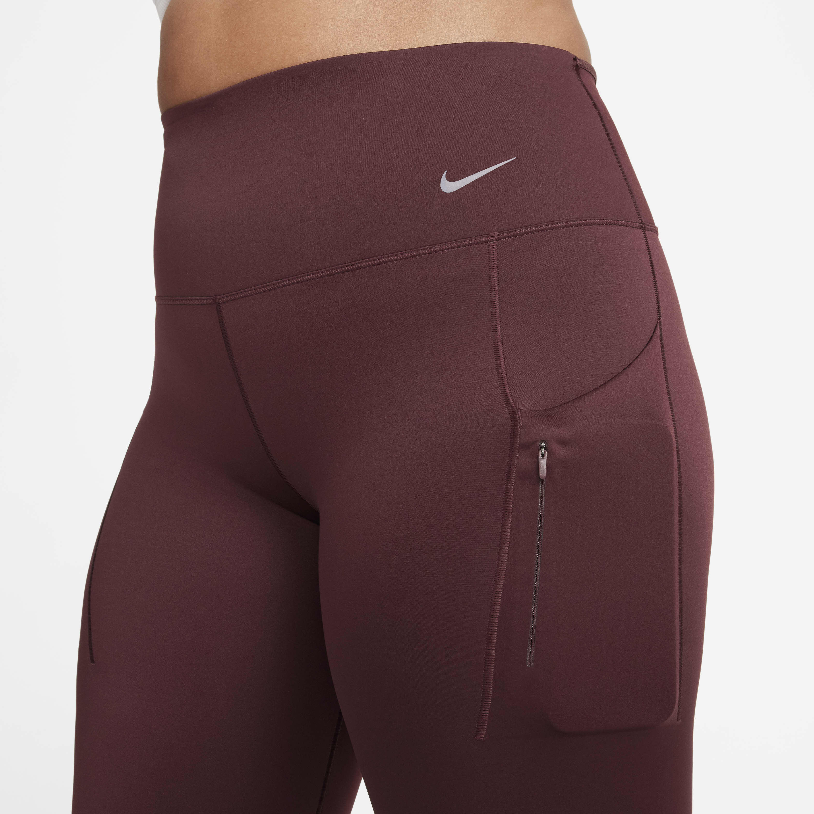 Nike burgundy crush leggings deals