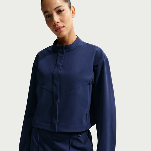 Women's Trench Coats-Nike, Nike 24.7 PerfectStretch, Women's Dri-FIT Loose-Fit Cropped Jacket