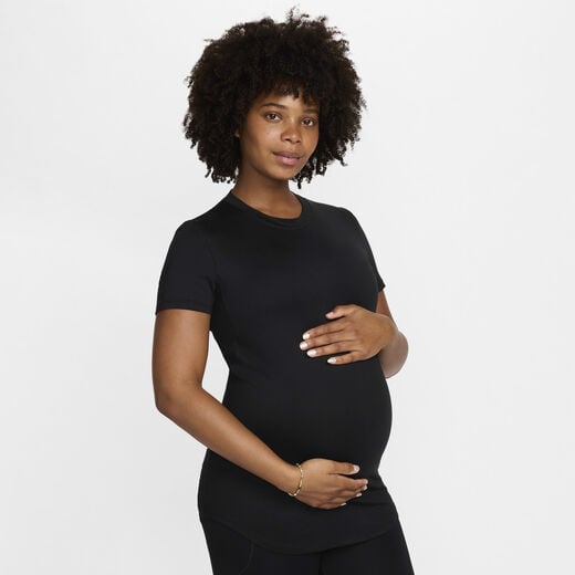 Women's Maternity-Nike, Nike (M) One, Women's Dri-FIT Slim-Fit Short-Sleeve Top (Maternity)