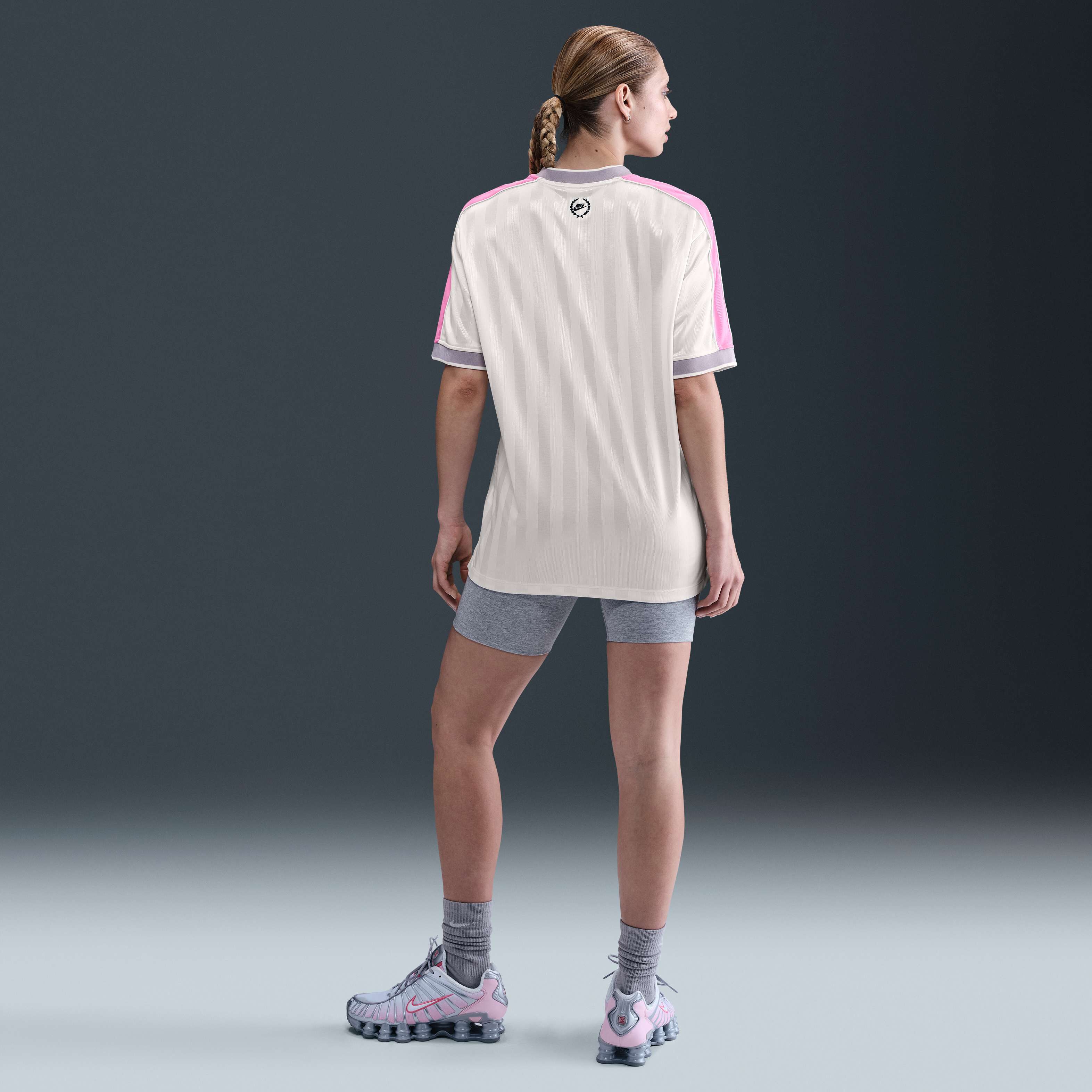 Buy Nike Sportswear Women's V-Neck Jersey Top - Sail/Playful