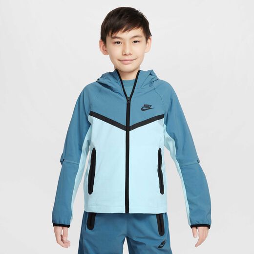 تخفيضات جاكيتات بأكمام وبلا أكمام للأطفال-نايكي, نايكي تك, جاكيت محبوك للأطفال الكبار (للأولاد)