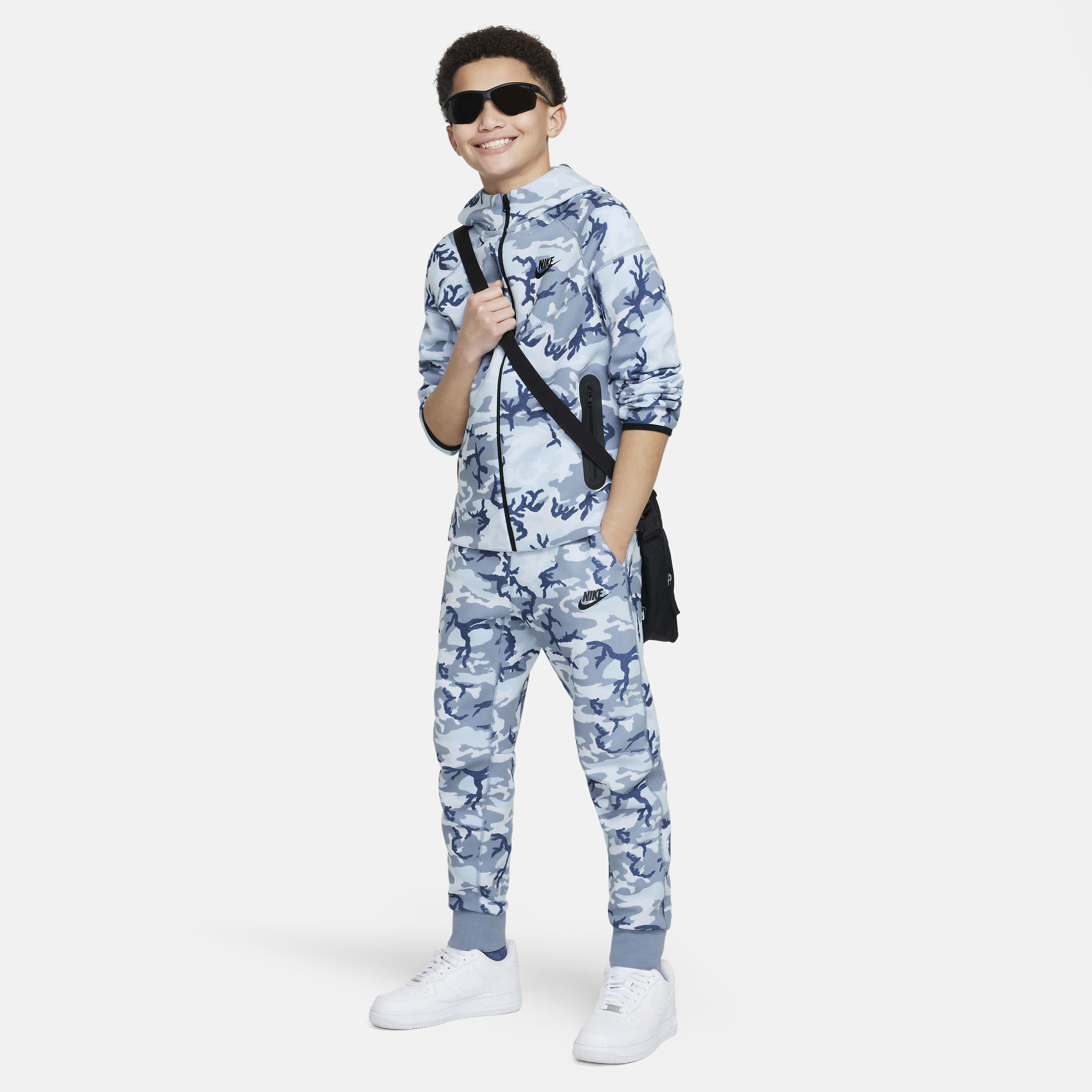 Buy Nike Sportswear Tech Fleece Older Kids Boys Camo Joggers Nike Qatar Official