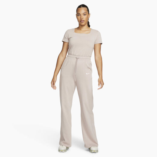 Clothing-Nike, Nike Sportswear, Women's Short-Sleeve Jersey Jumpsuit