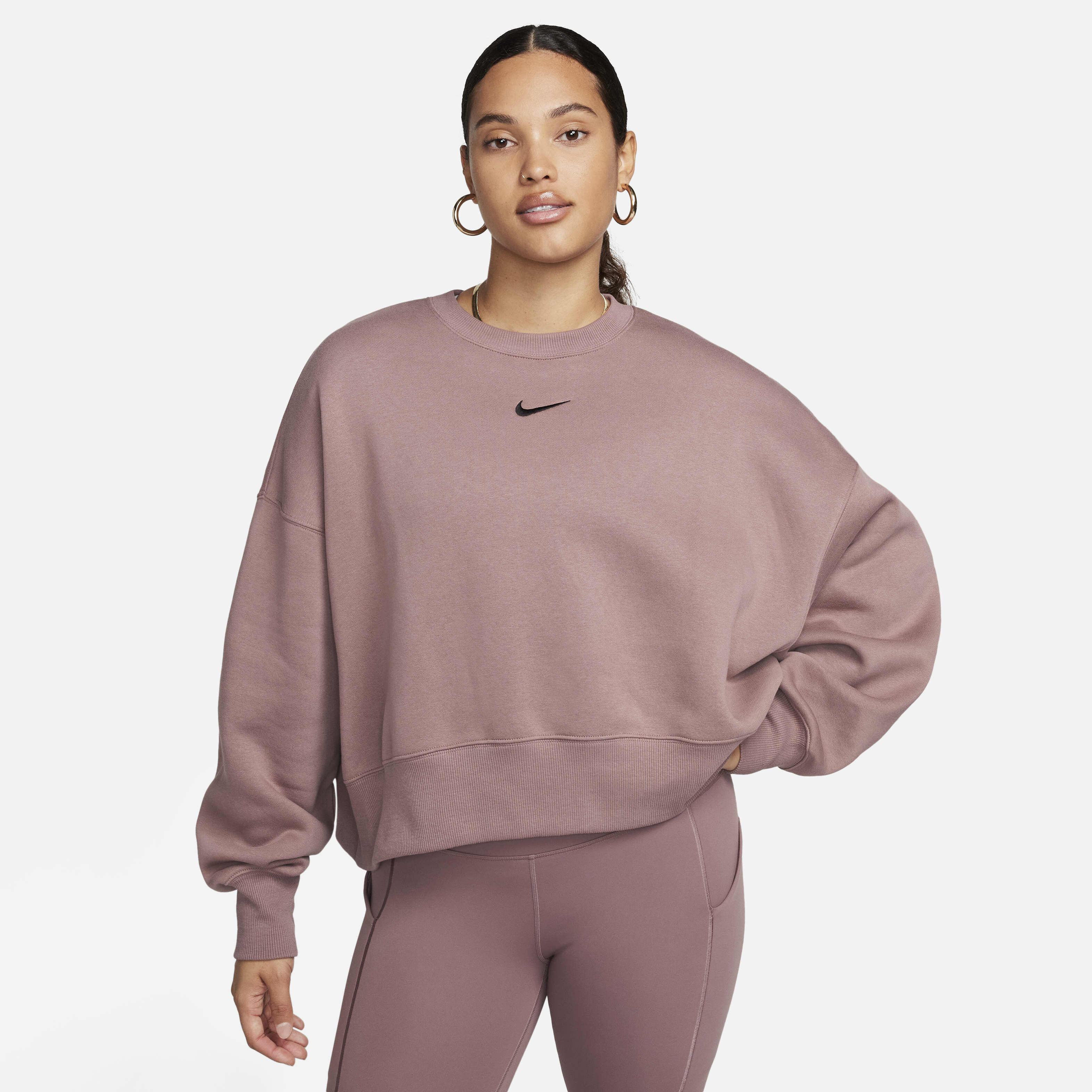Buy Nike Sportswear Phoenix Fleece Women s Over Oversized Crew Neck Sweatshirt Nike Qatar Official