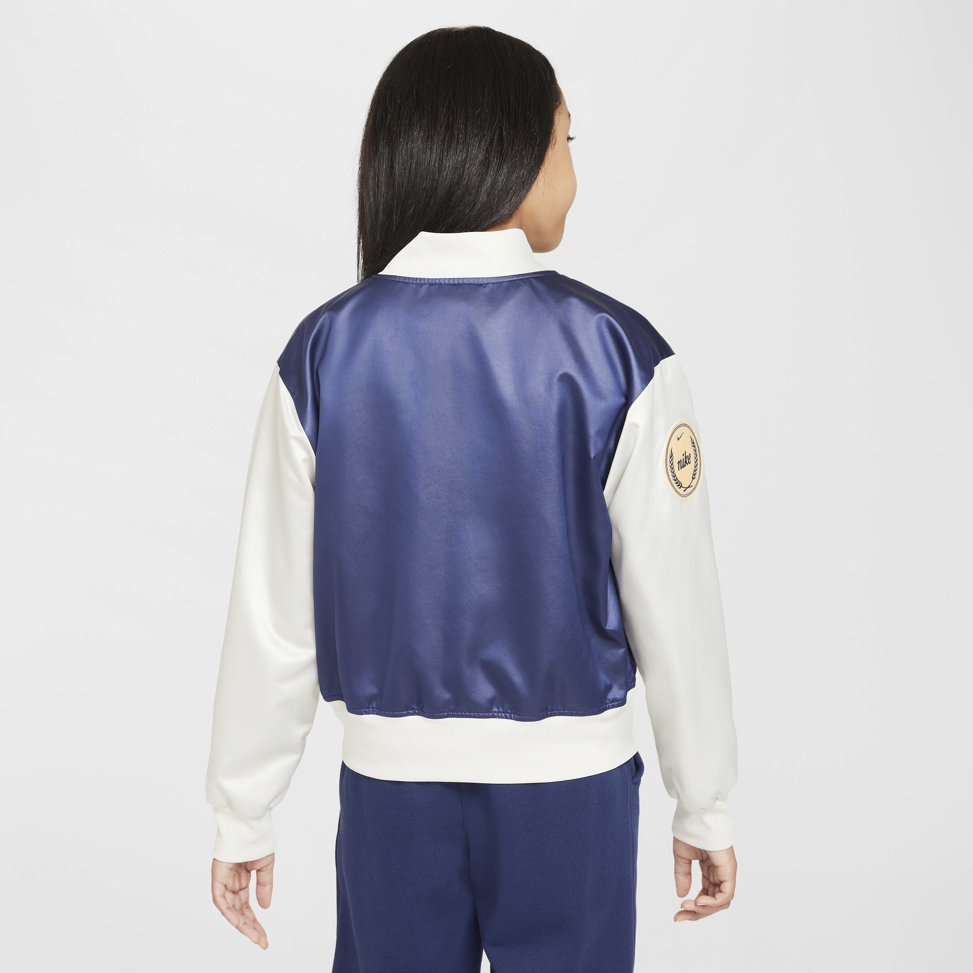 Buy Nike Sportswear Girls' Varsity Jacket - Midnight Navy