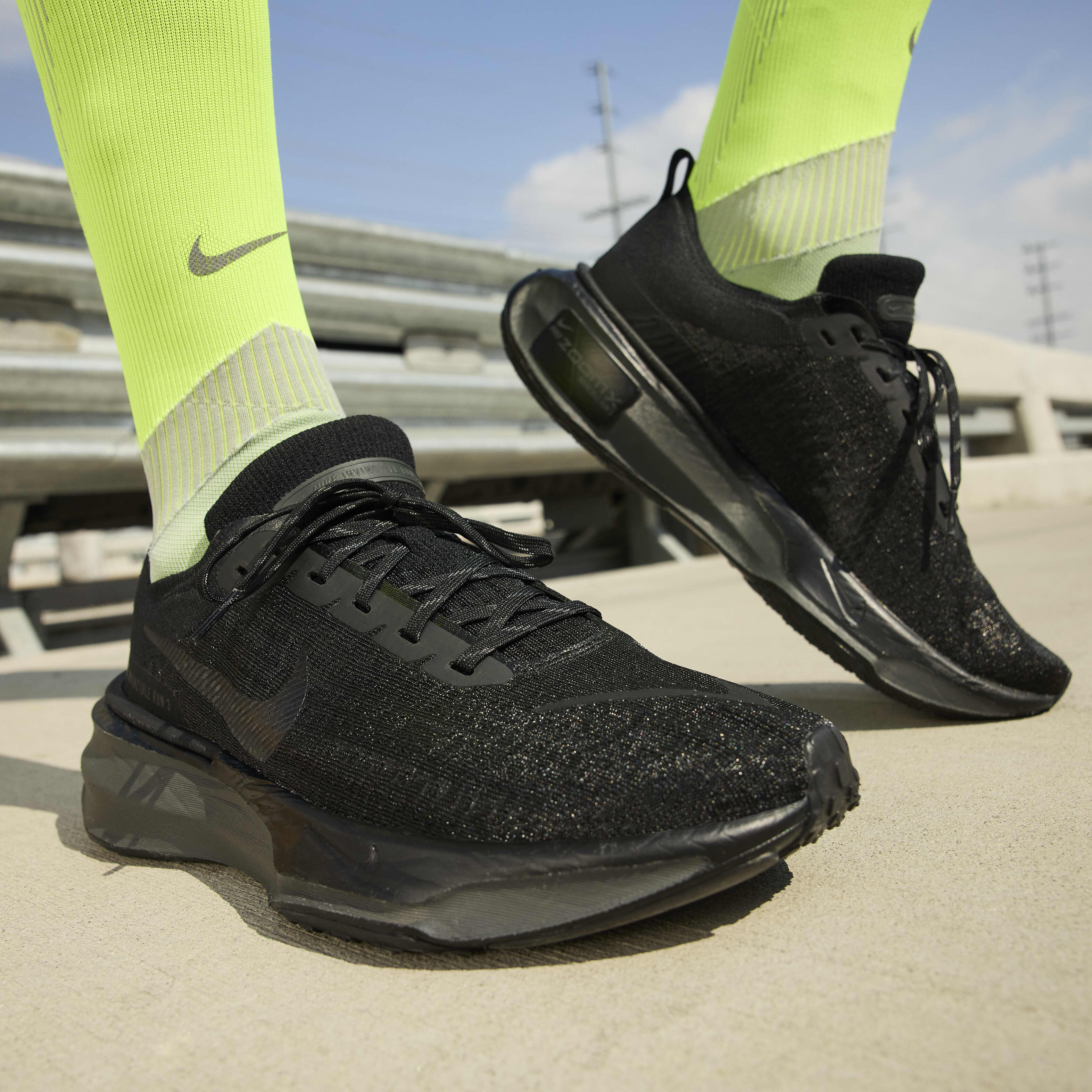 Buy Nike Invincible 3 Men's Road Running Shoes - Black