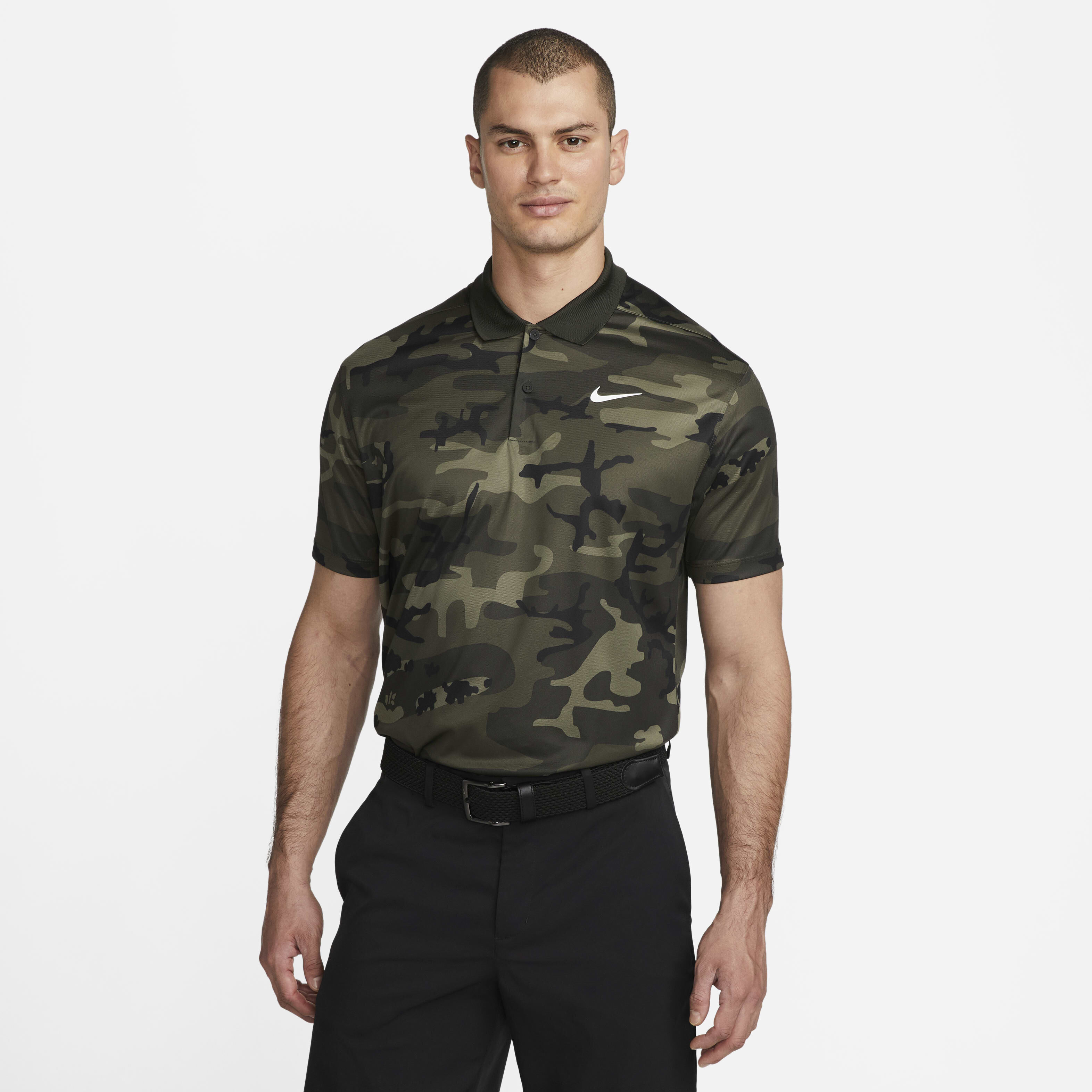 Buy Nike Dri-FIT Victory+ Men's Camo Golf Polo - Sequoia