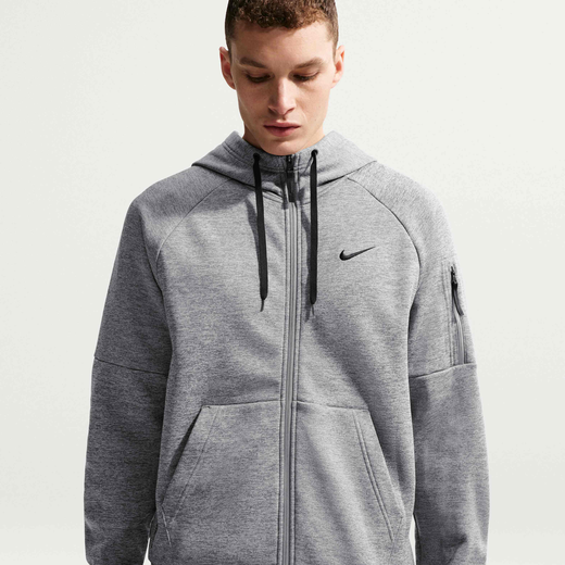 Hoodies & Sweatshirts-Nike, Nike Therma, Men's Therma-FIT Full-Zip Fitness Top