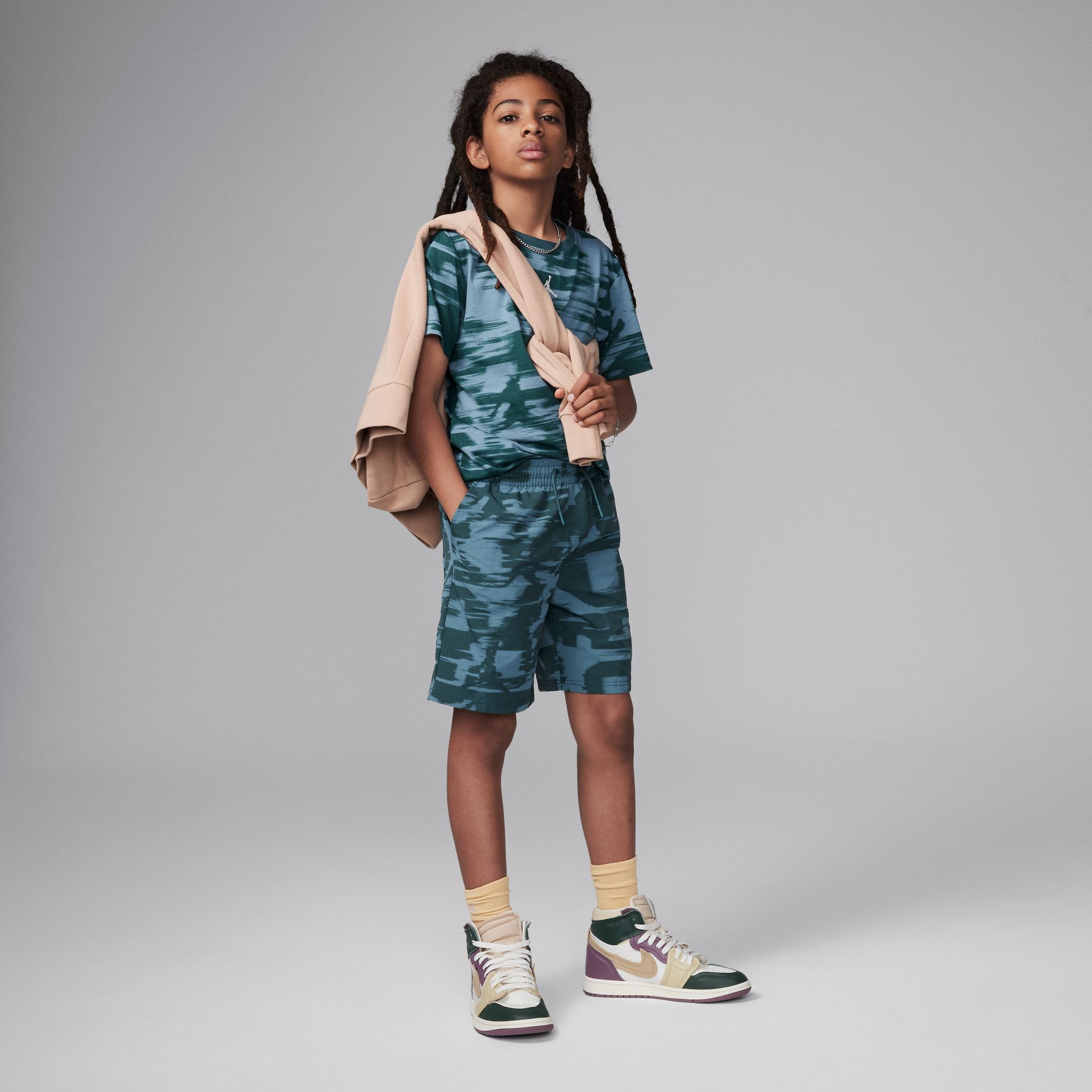 Buy Jordan MJ Flight MVP Big Kids' Printed Woven Shorts