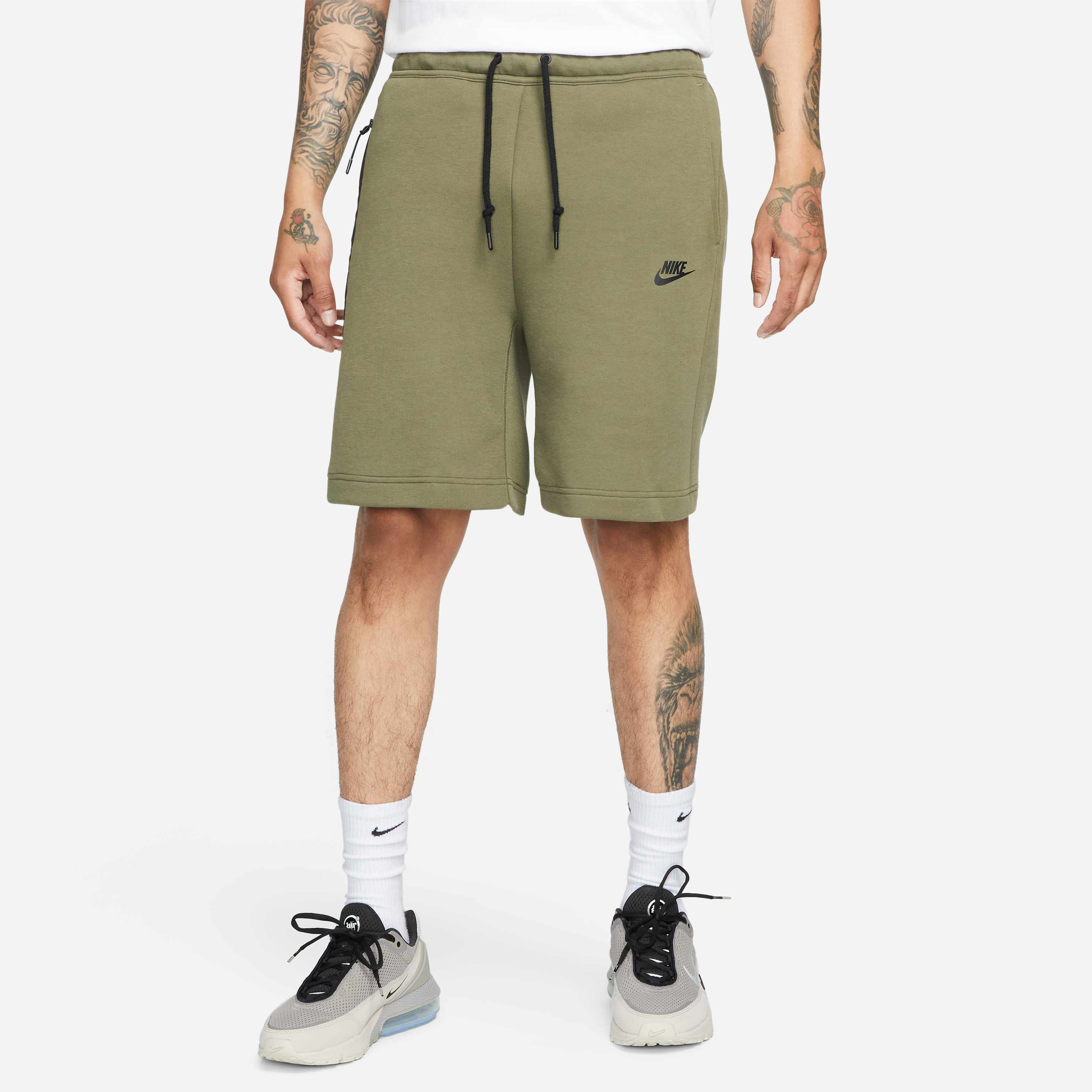 nike tech fleece tapered shorts
