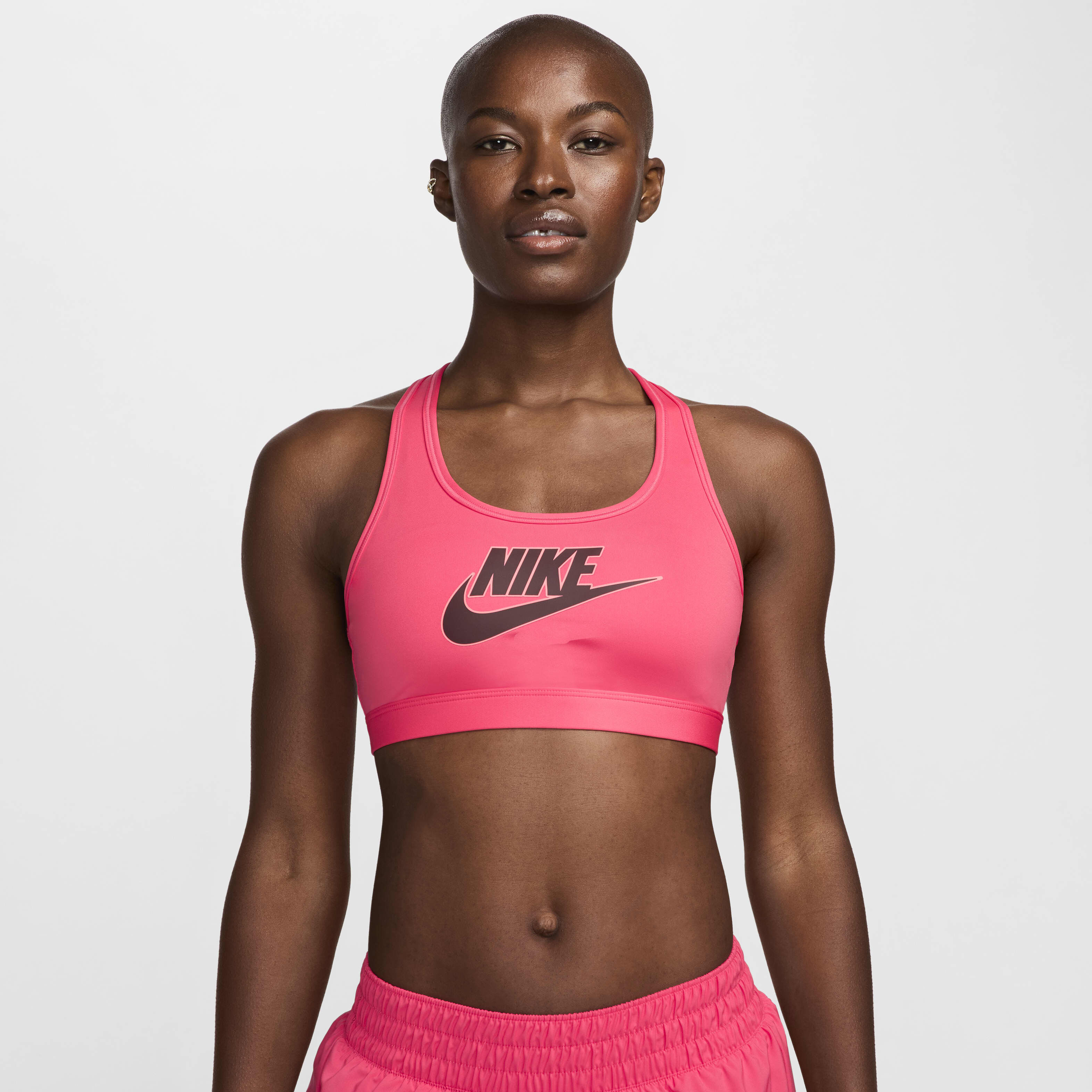 Nike burgundy sports bra store