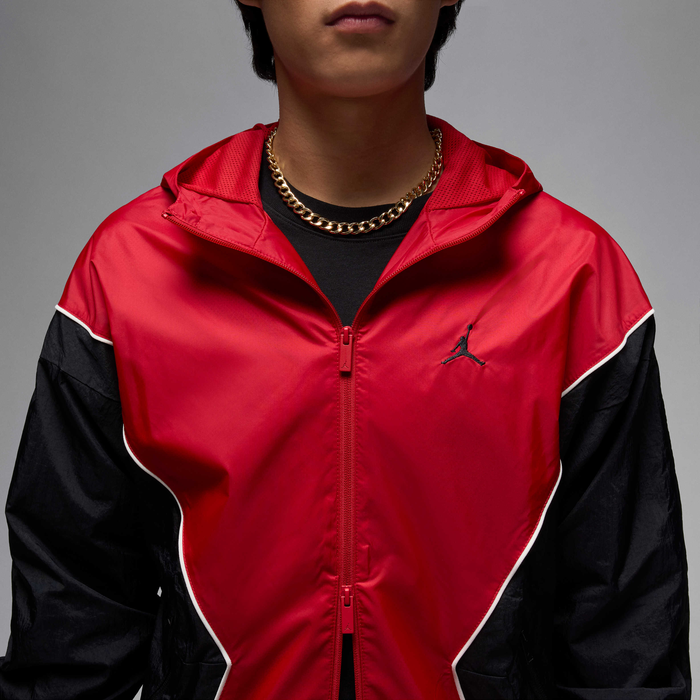 Jordan Robe Buy Jordan Brooklyn Men's Hooded Draft Jacket - Varsity Red/Black/Sail ...