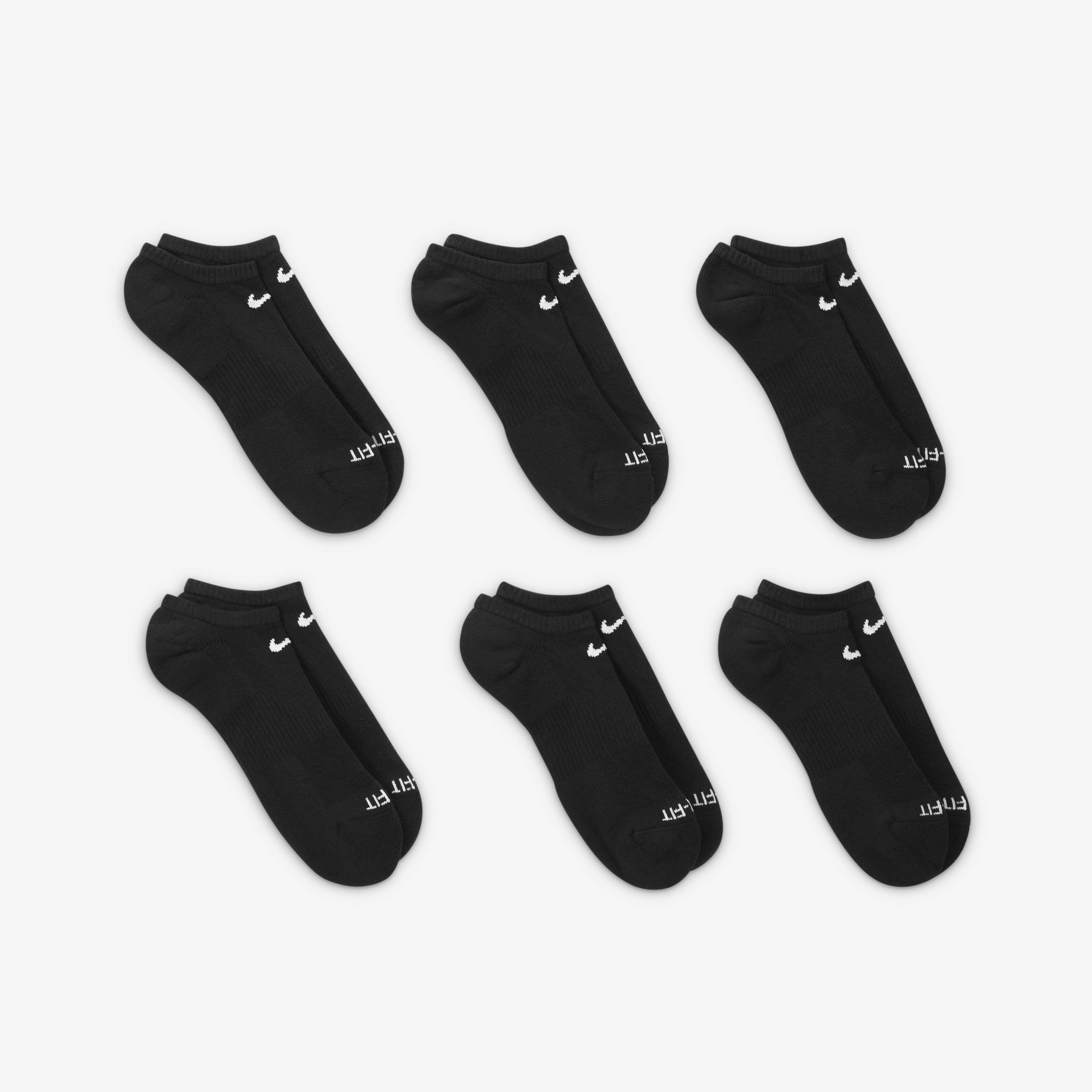 Buy Nike Everyday Plus Cushioned Training No Show Socks 6 Pairs Nike Qatar Official
