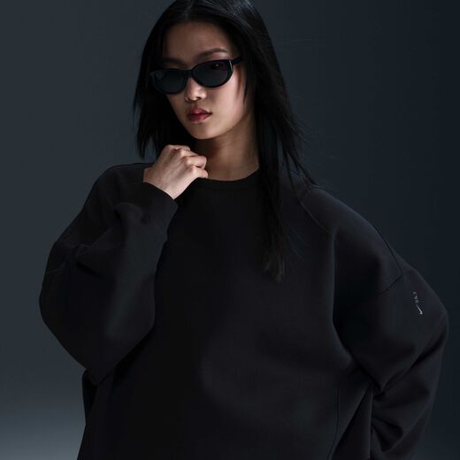 Training & Gym Tops & T-Shirts-Nike, Nike 24.7 ImpossiblySoft, Women's Dri-FIT Oversized Crew-Neck Top
