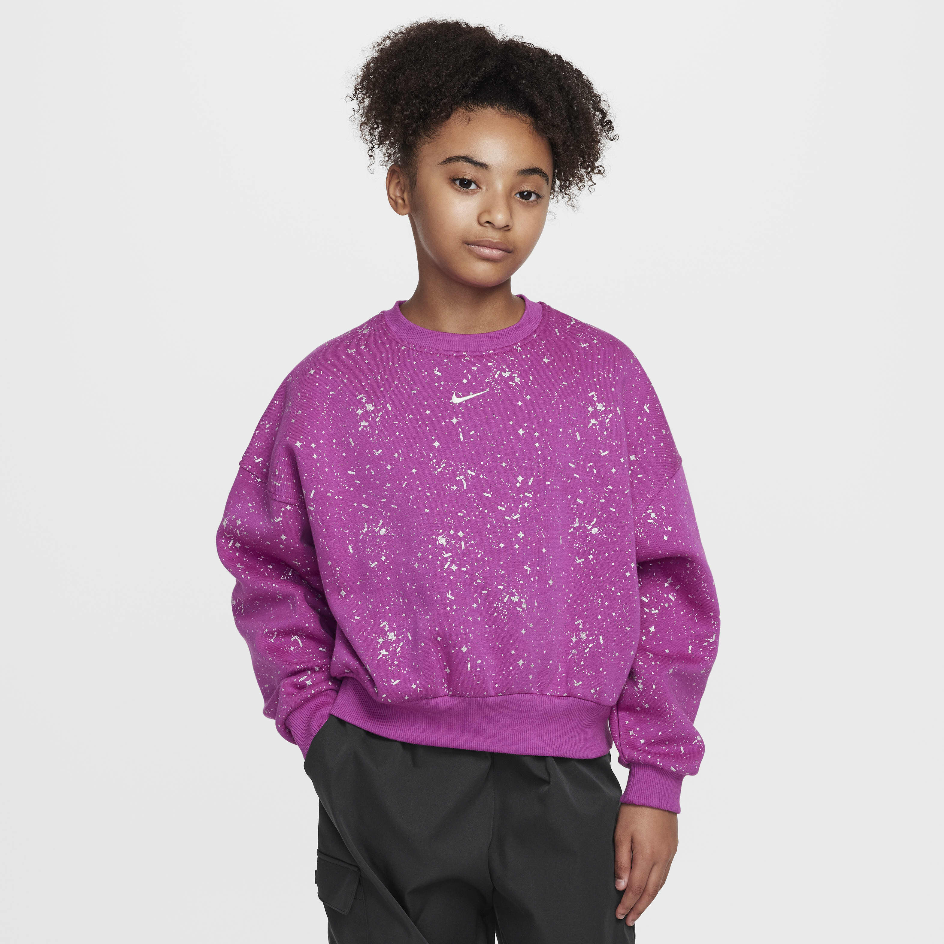 Nike club crewneck sweatshirt in pink 2025