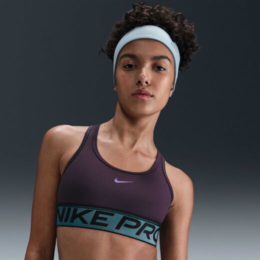 Kids' Sports Bras-Nike, Nike Pro Swoosh, Older Kids' Sports Bra with Shine Accents