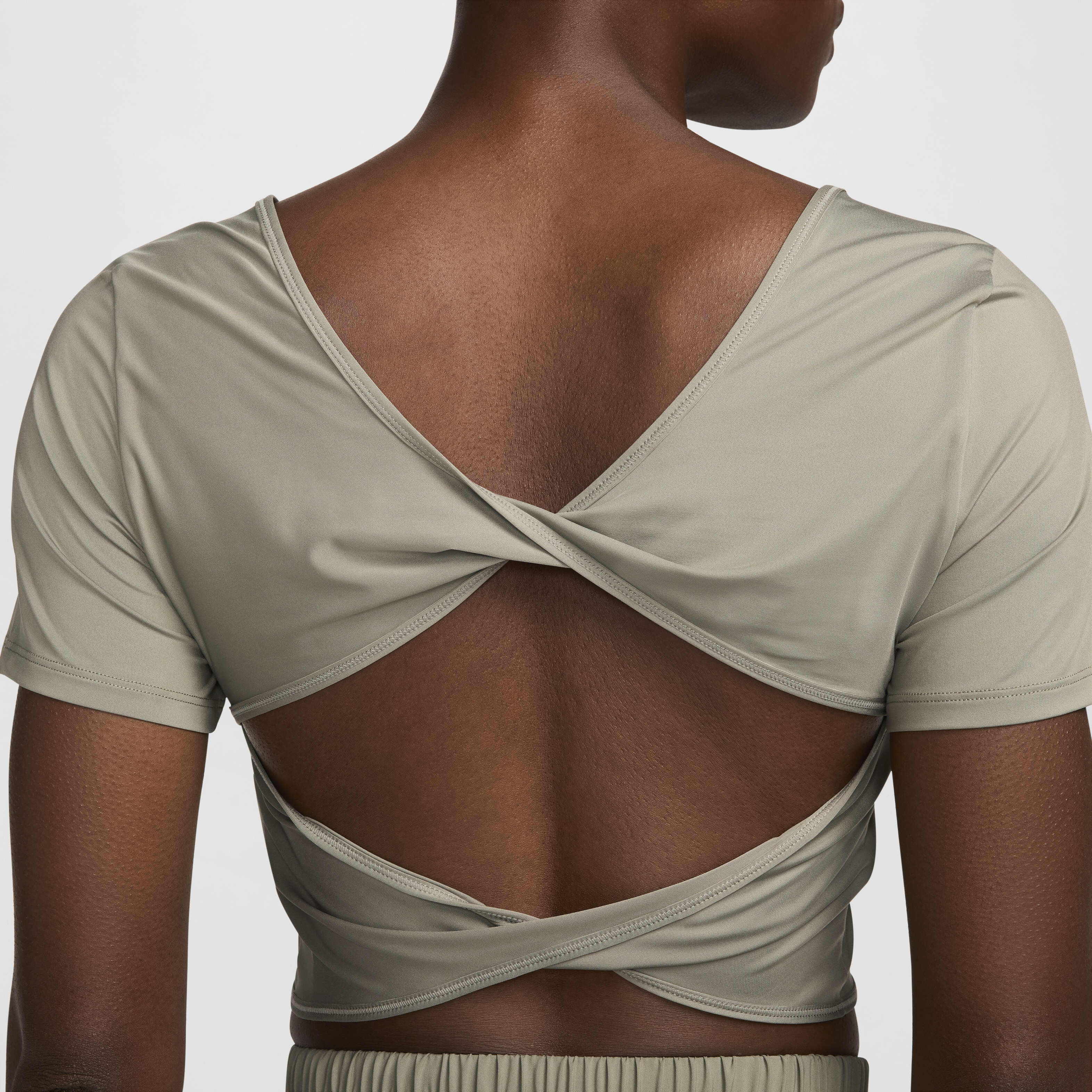 Nike crop twist top