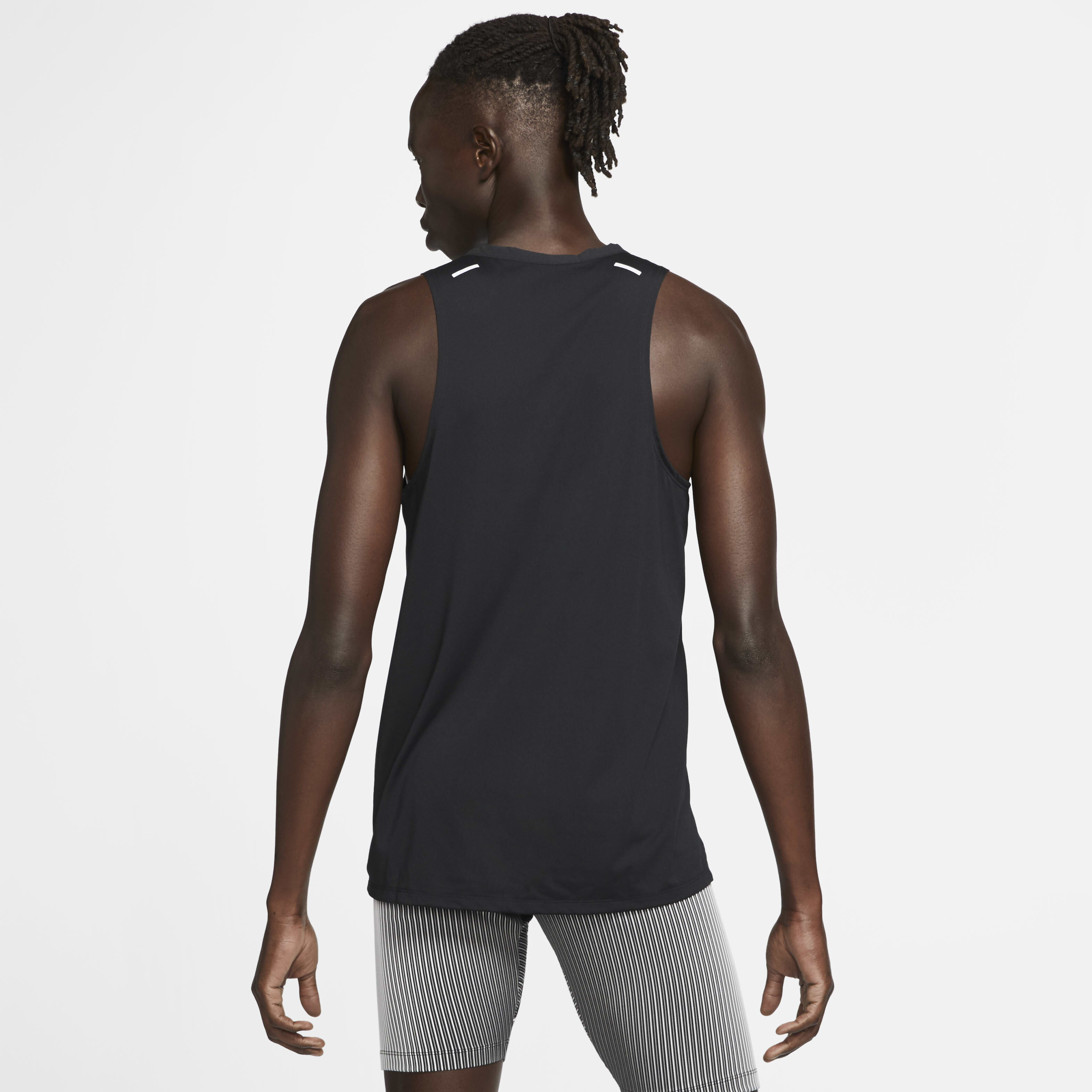 Nike men's breathe rise 365 sleeveless running top sales