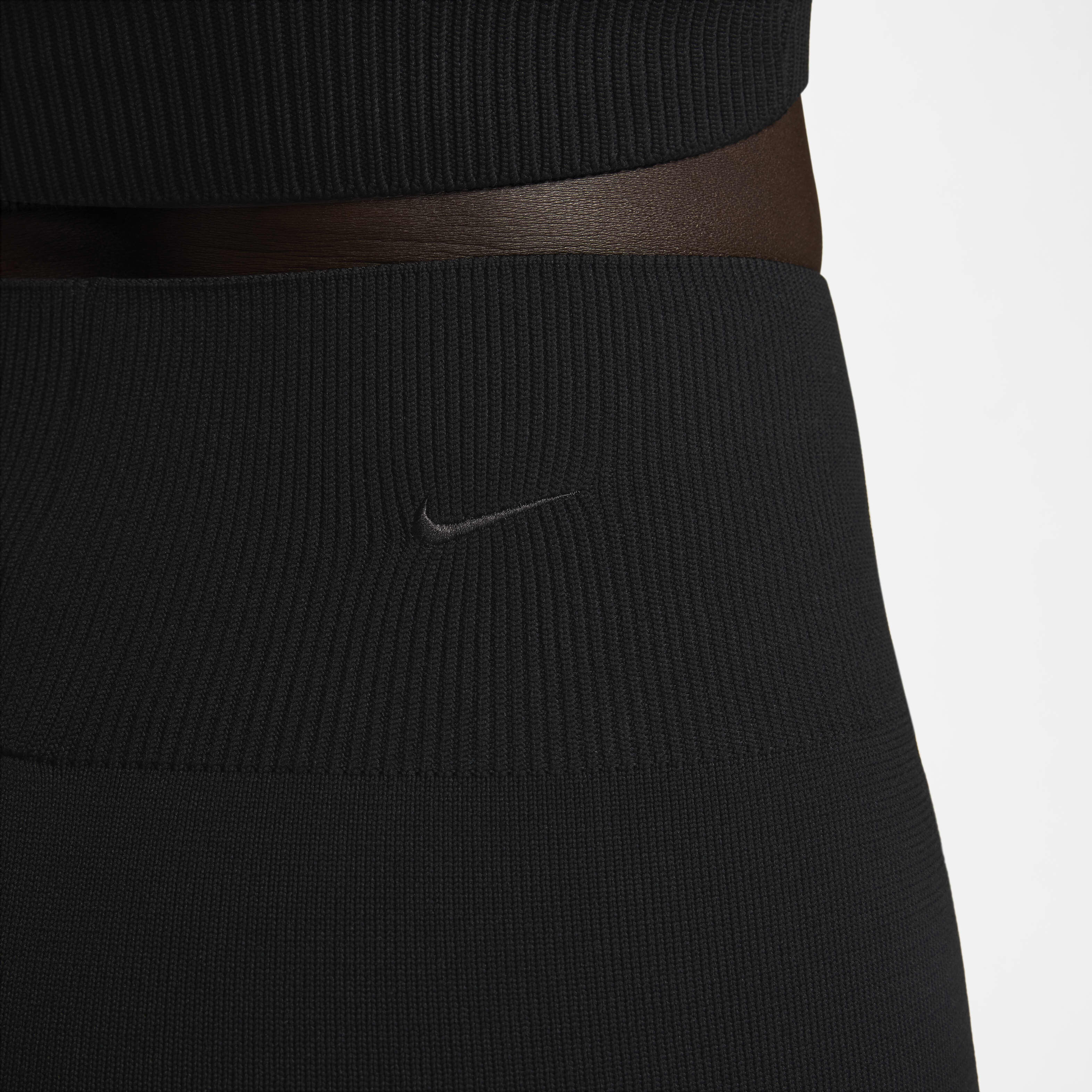 Buy Nike Sportswear Chill Knit Women s Tight High Waisted Jumper Knit Flared Trousers Nike Qatar Official