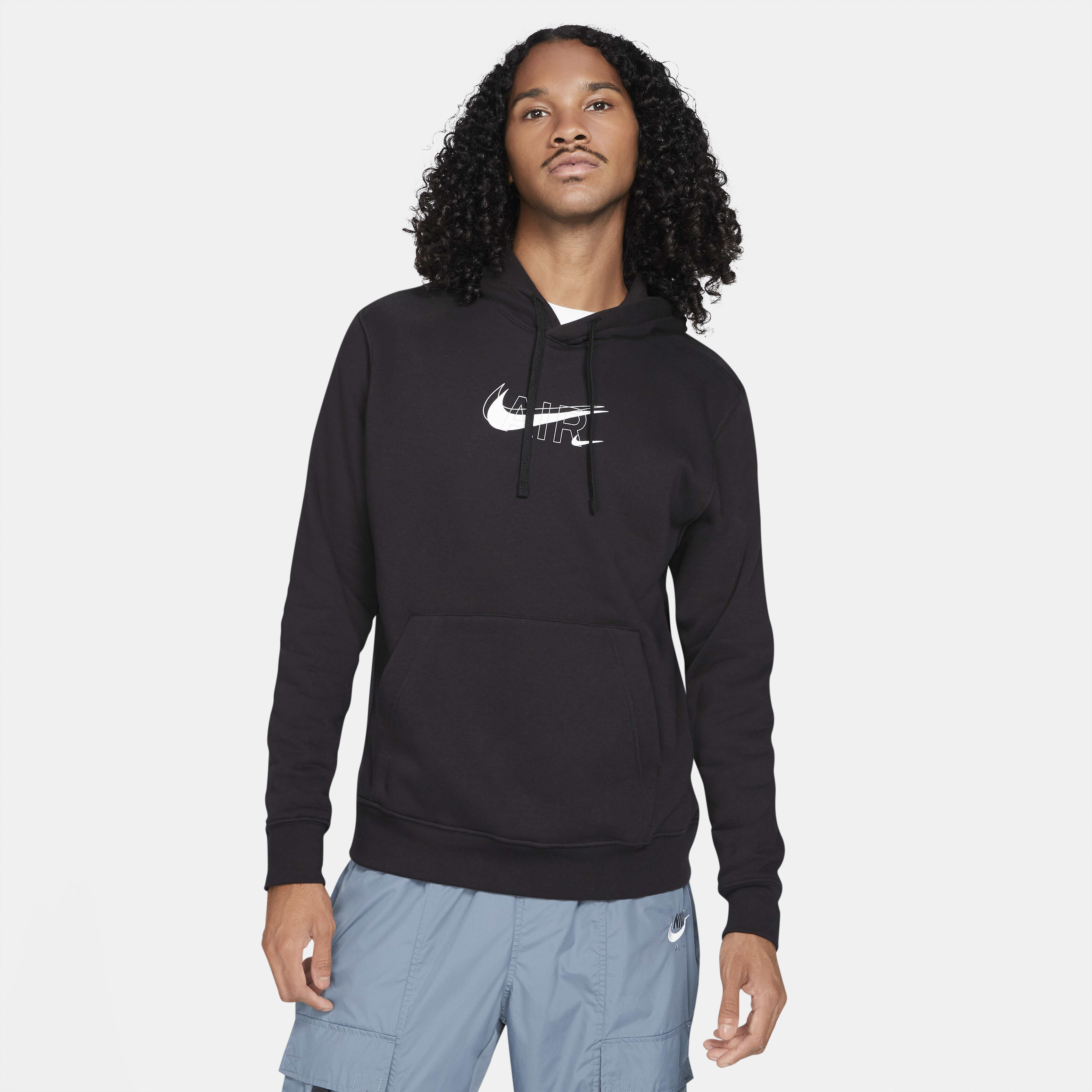 Buy Nike Sportswear Men's Pullover Hoodie Black Nike Qatar