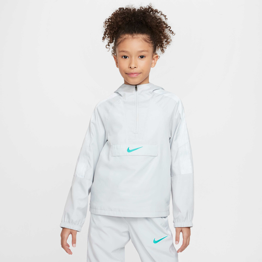 Kids' Track Jackets Sale-Nike, Nike Academy, Older Kids' 1/2-Zip Hooded Football Tracksuit Jacket