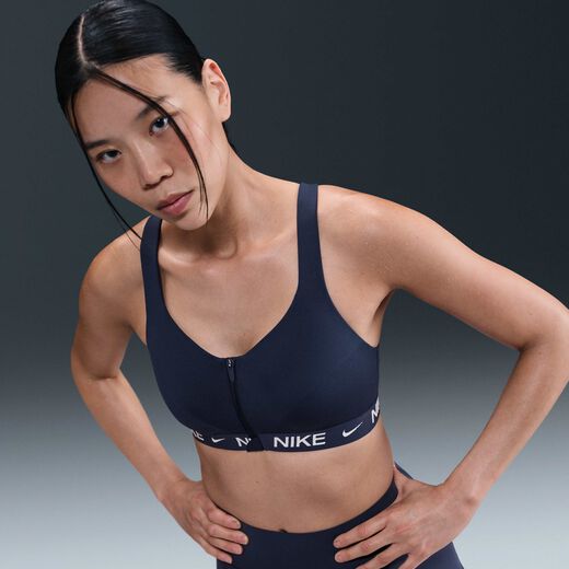 Sports Bras-Nike, Nike Indy High-Support, Women's Padded Front-Zip Sports Bra