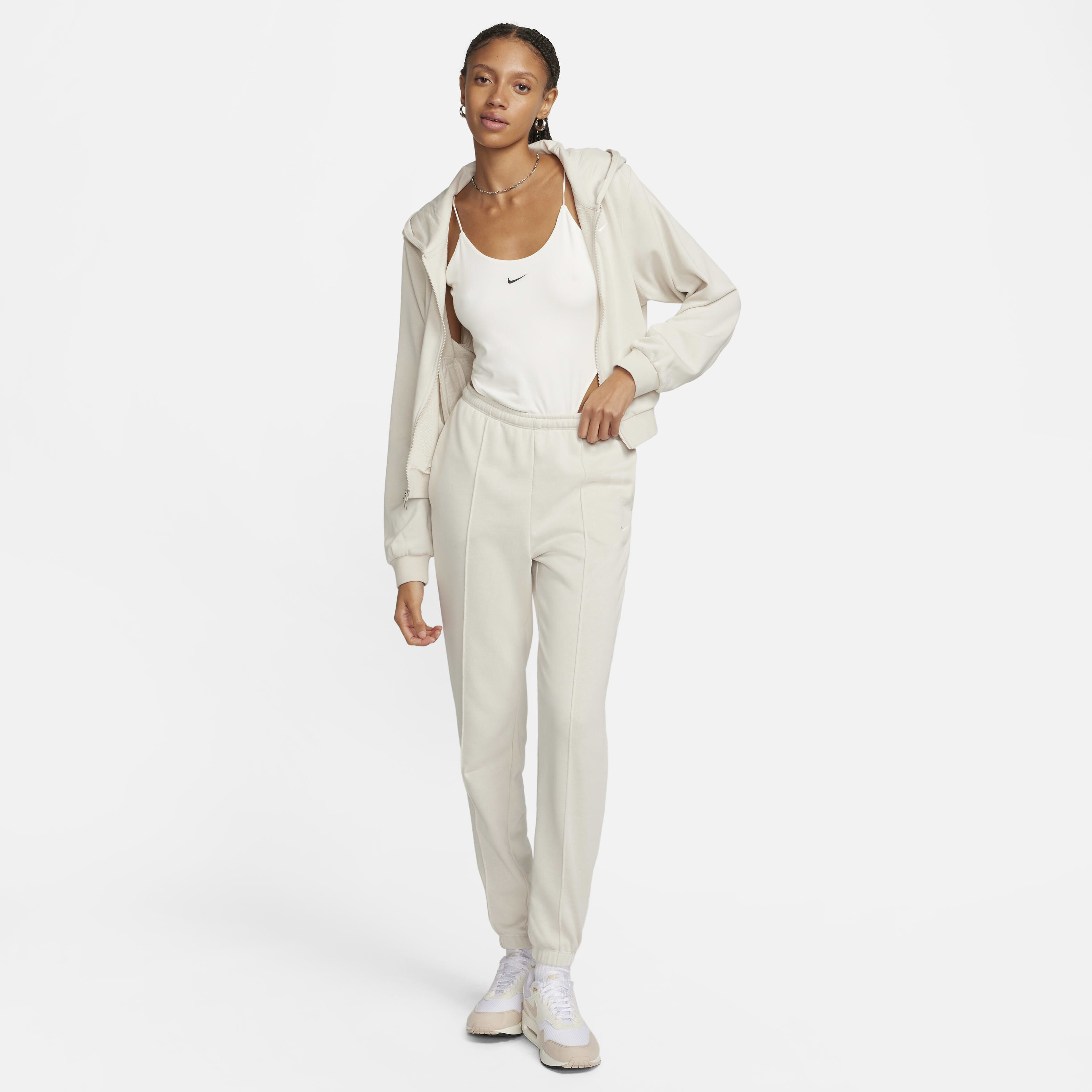 Buy Nike Sportswear Chill Terry Women s Slim High Waisted French Terry Tracksuit Bottoms Nike Qatar Official