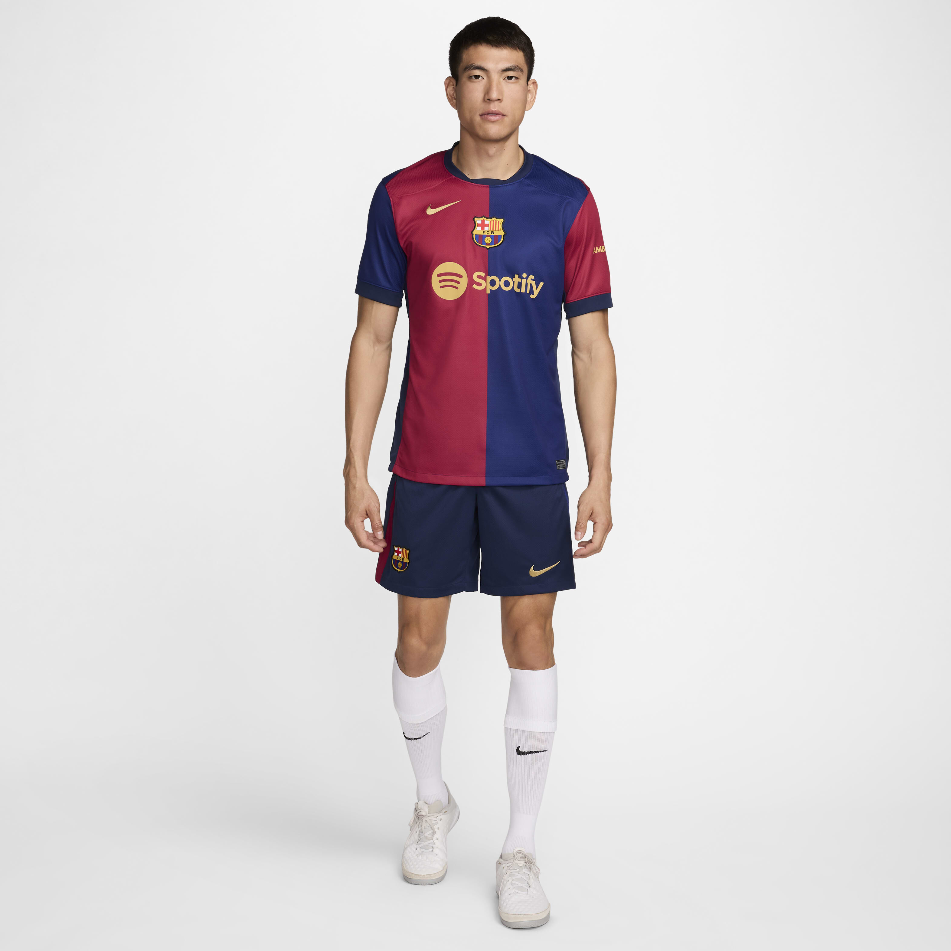 Buy F.C. Barcelona 2024 25 Stadium Home Men s Nike Dri FIT Football Replica Shirt Nike Qatar Official