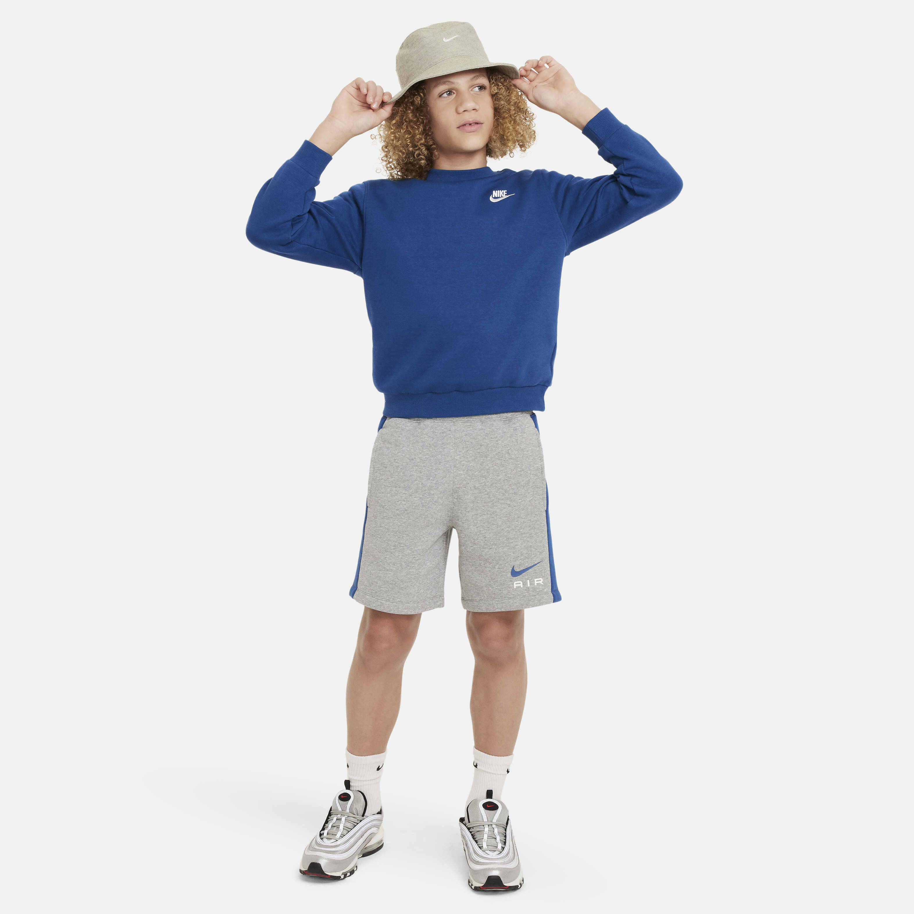 Buy Nike Air Older Kids Boys Fleece Shorts Nike Qatar Official