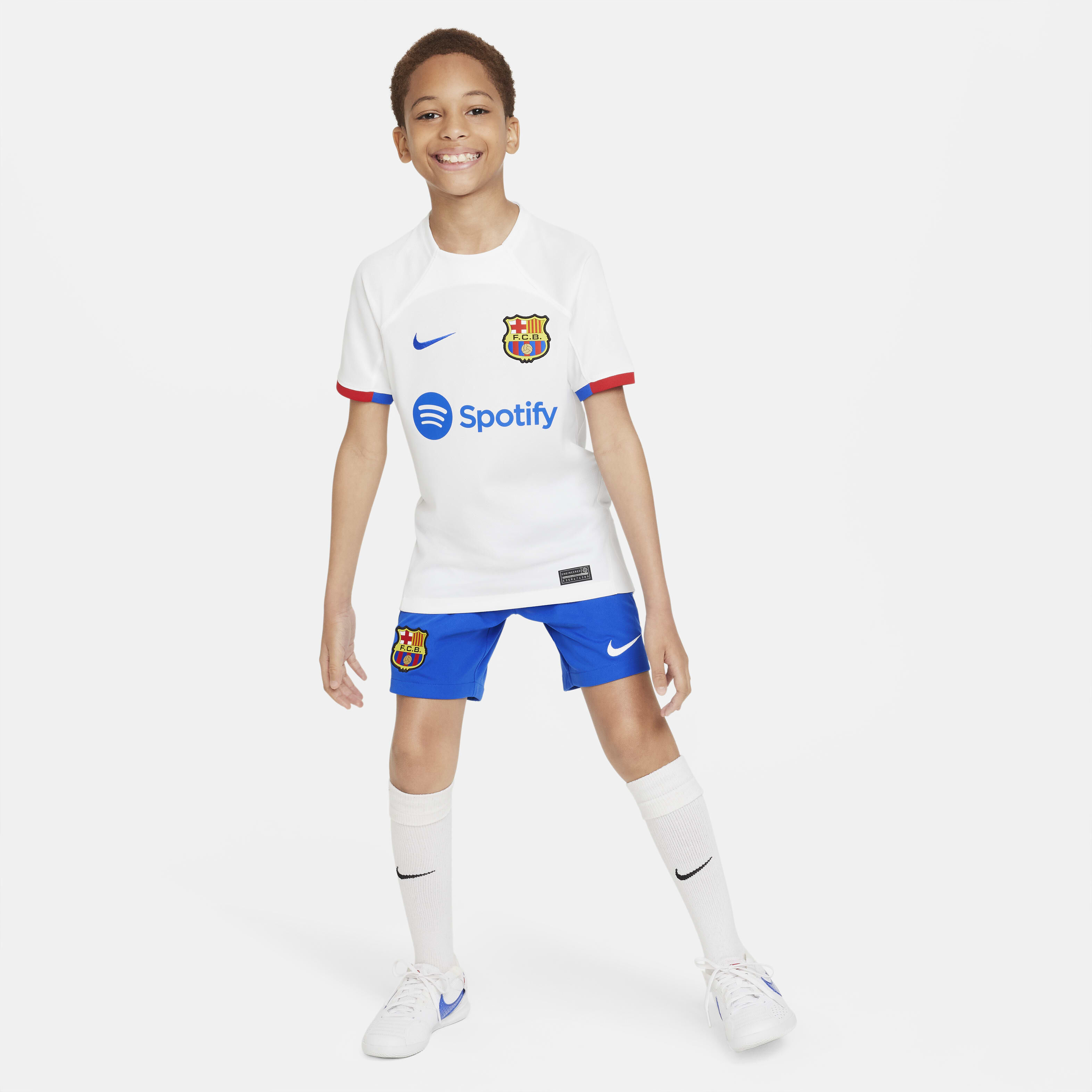 Buy F.C. Barcelona 2023/24 Stadium Away Older Kids' Nike Dri