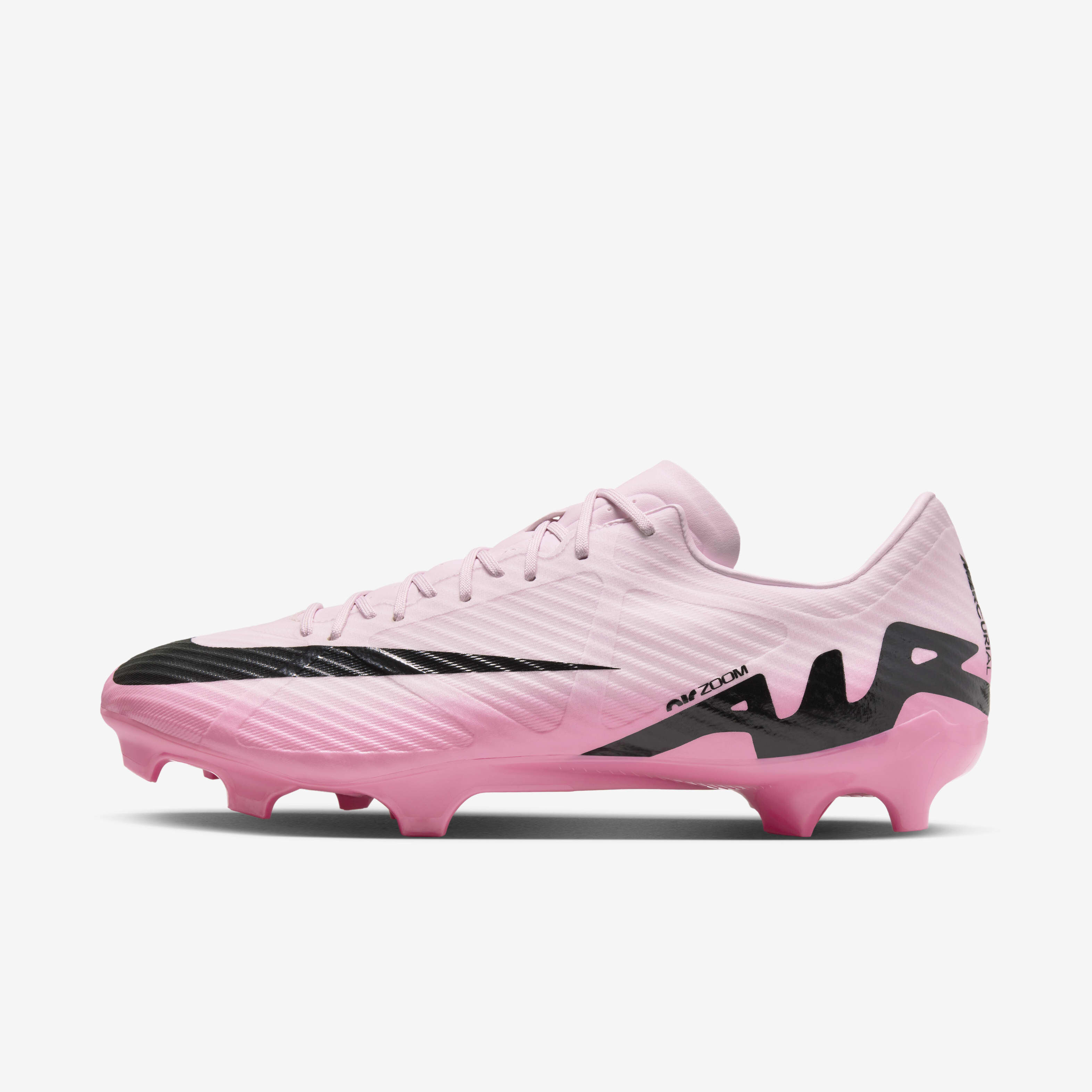 nike mercurial white black pink