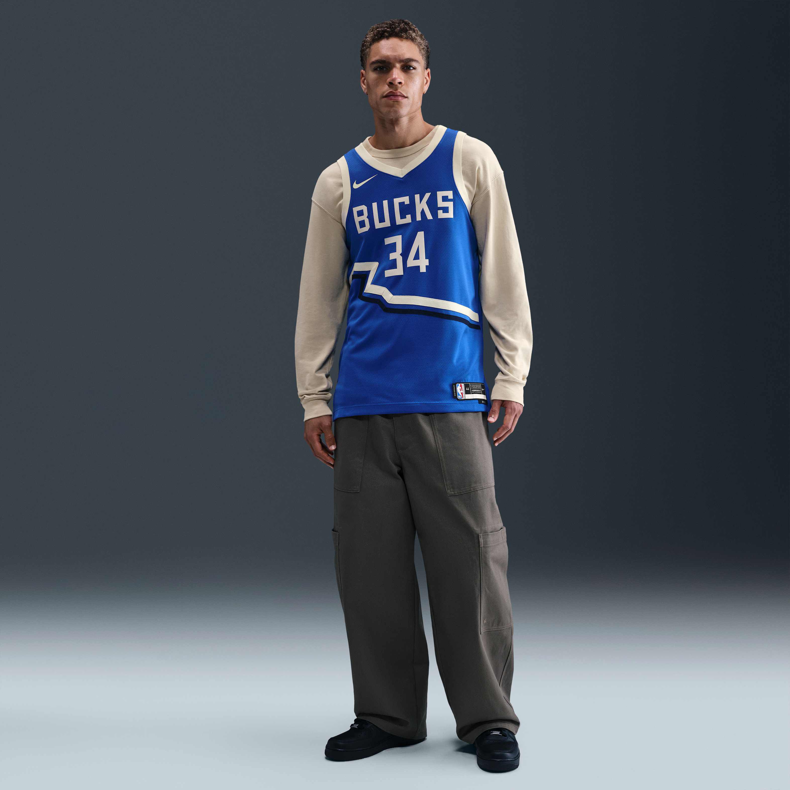 Giannis Antetokounmpo Milwaukee Bucks 2024/25 City Edition image number 6