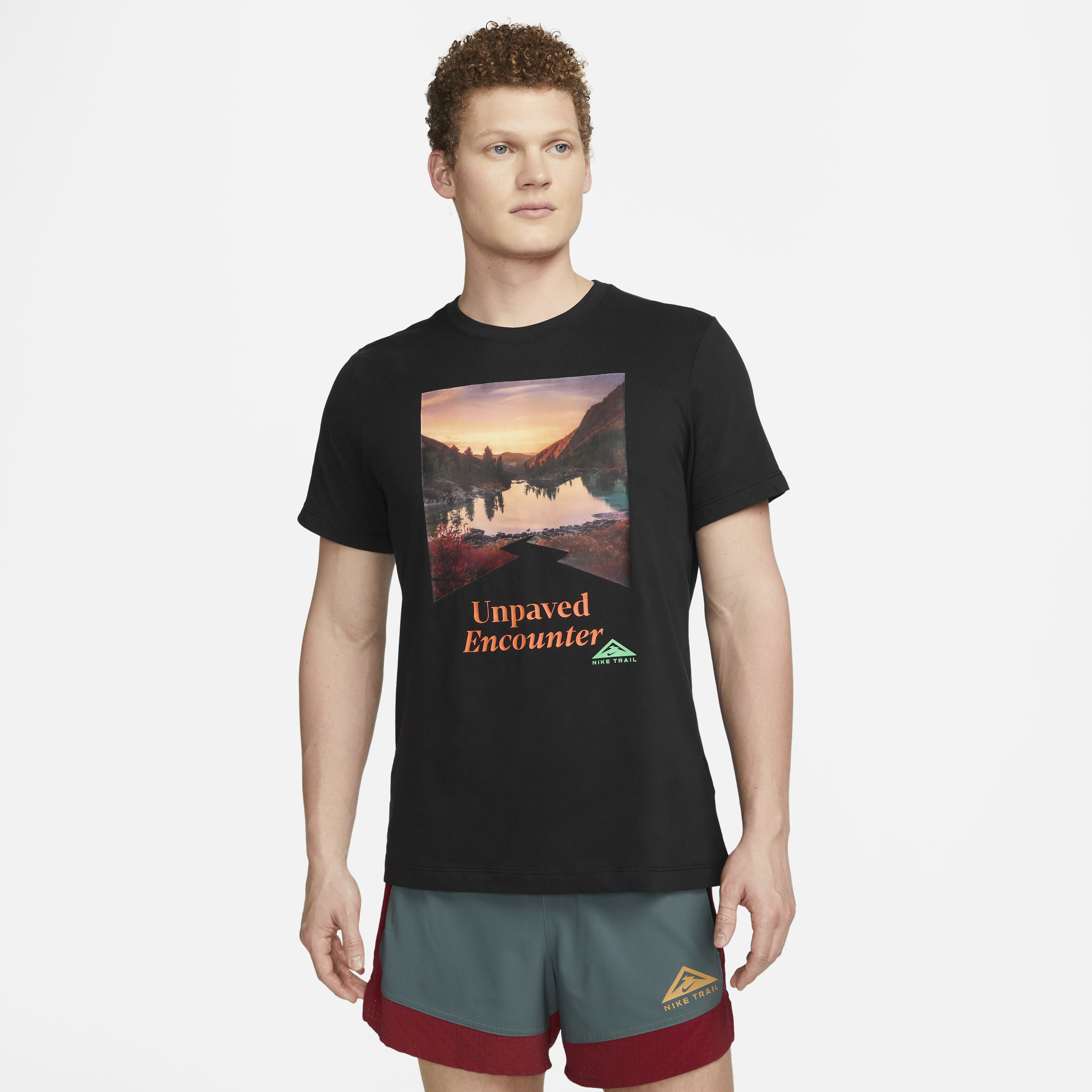 Buy Nike Trail Dri FIT Men s Running T Shirt Nike Qatar Official