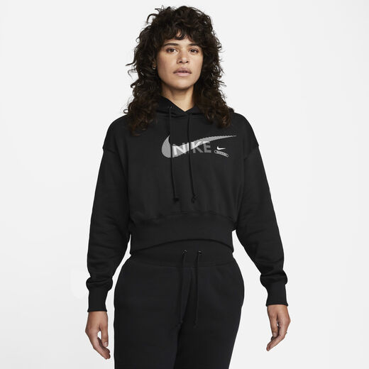 Hoodies &amp; Sweatshirts-Nike, Nike Sportswear Swoosh, Women's Fleece Pullover Hoodie