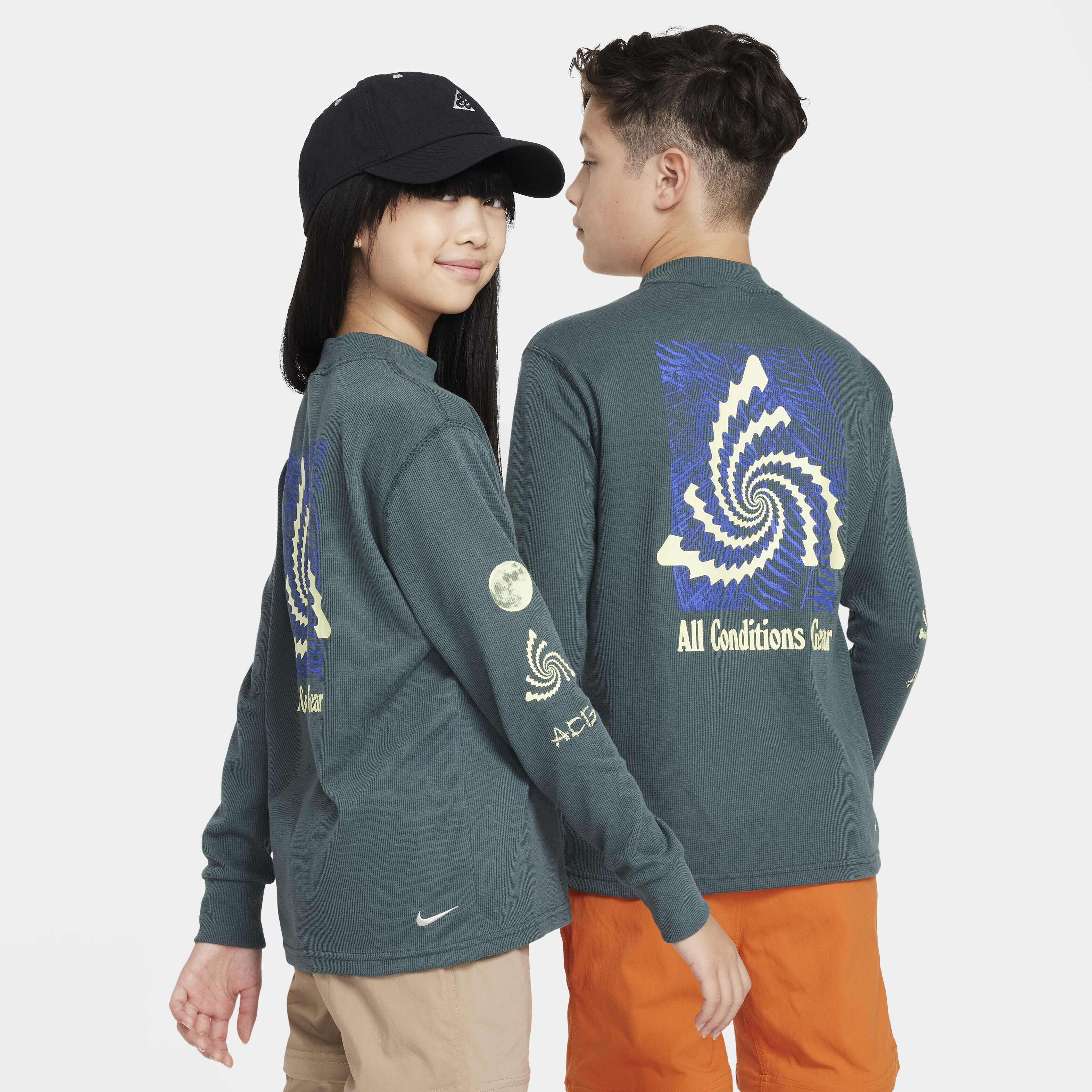 Buy Nike ACG Older Kids Loose Waffle Long Sleeve Top Nike Qatar Official
