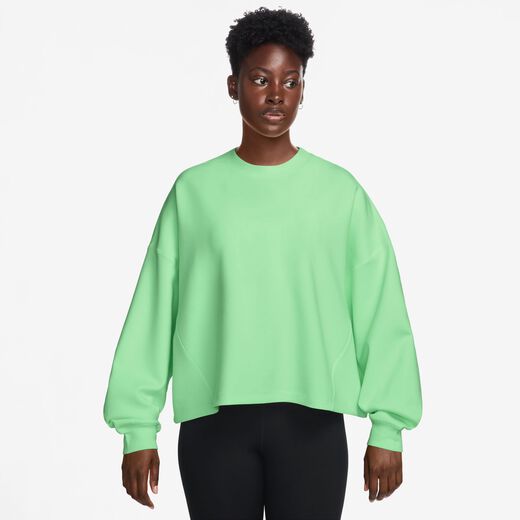 Sweatshirts-Nike, Nike 24.7 ImpossiblySoft, Women's Dri-FIT Oversized Crew-Neck Top