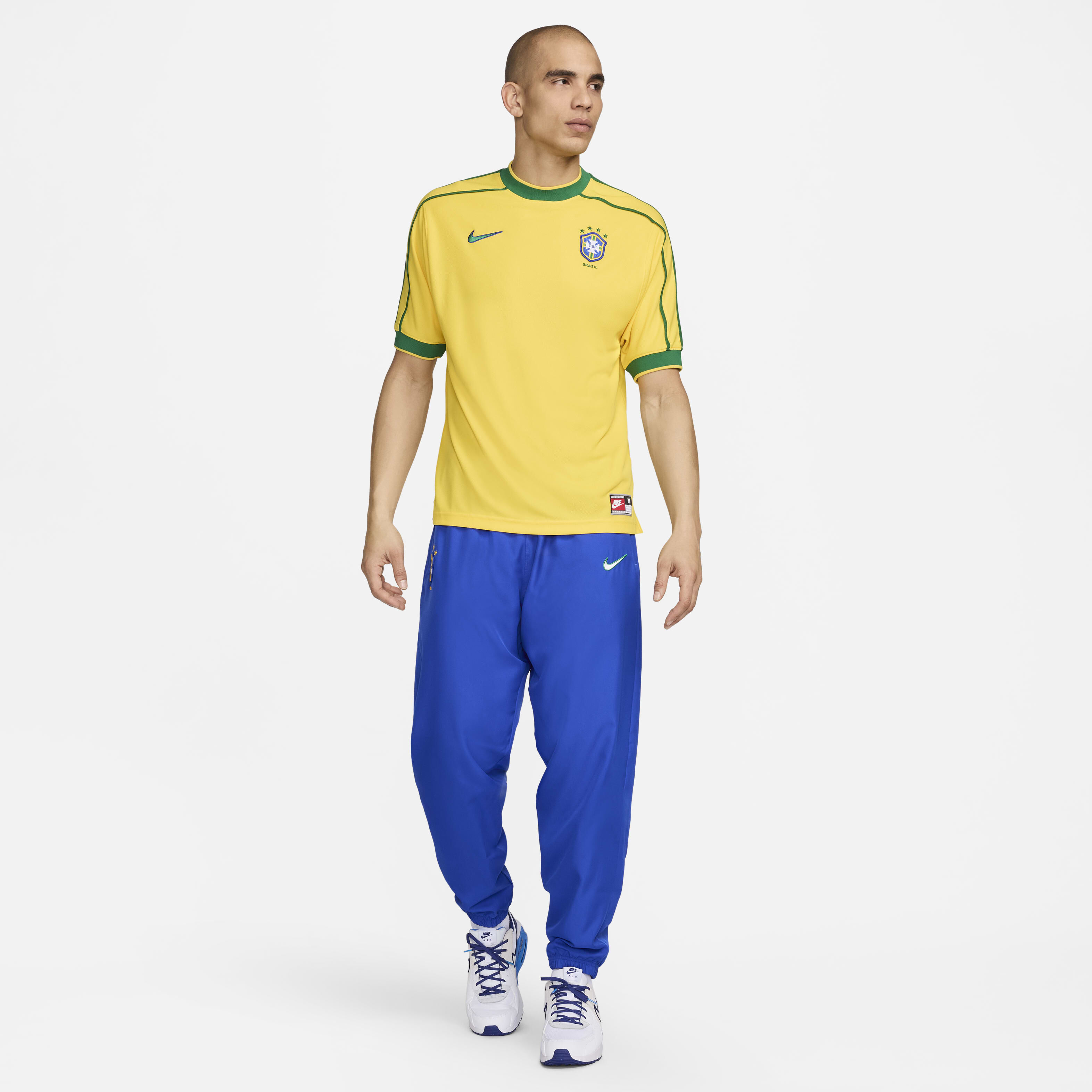 NIKE - Nike Brazil 1998 Reissue Soccer ブラジル代表 Nike Brazil 1998 Reissue Soccer Replica Jersey Ronald IB1155