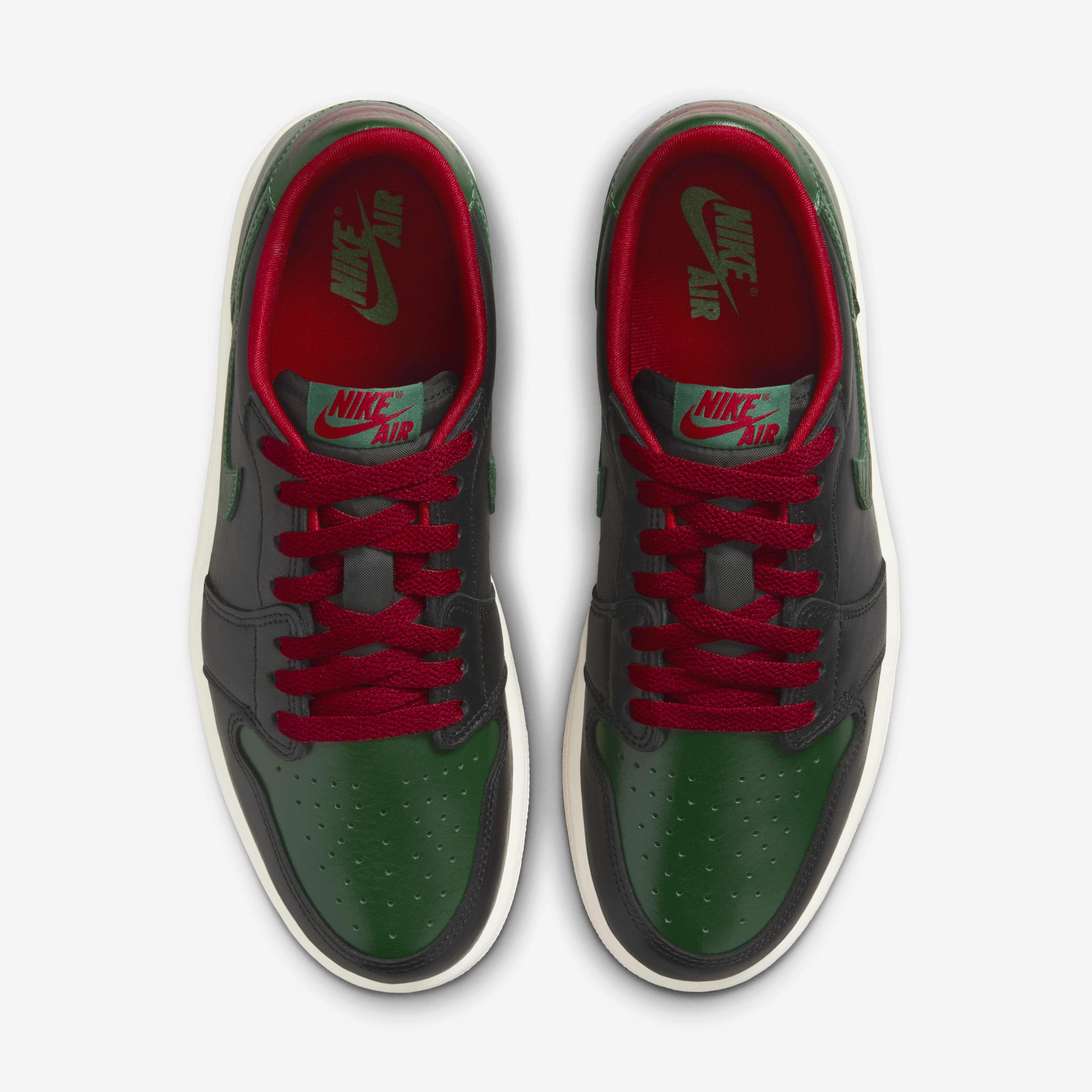 Air Jordan 1 Low OG 'Black/Gorge Green' image number 3