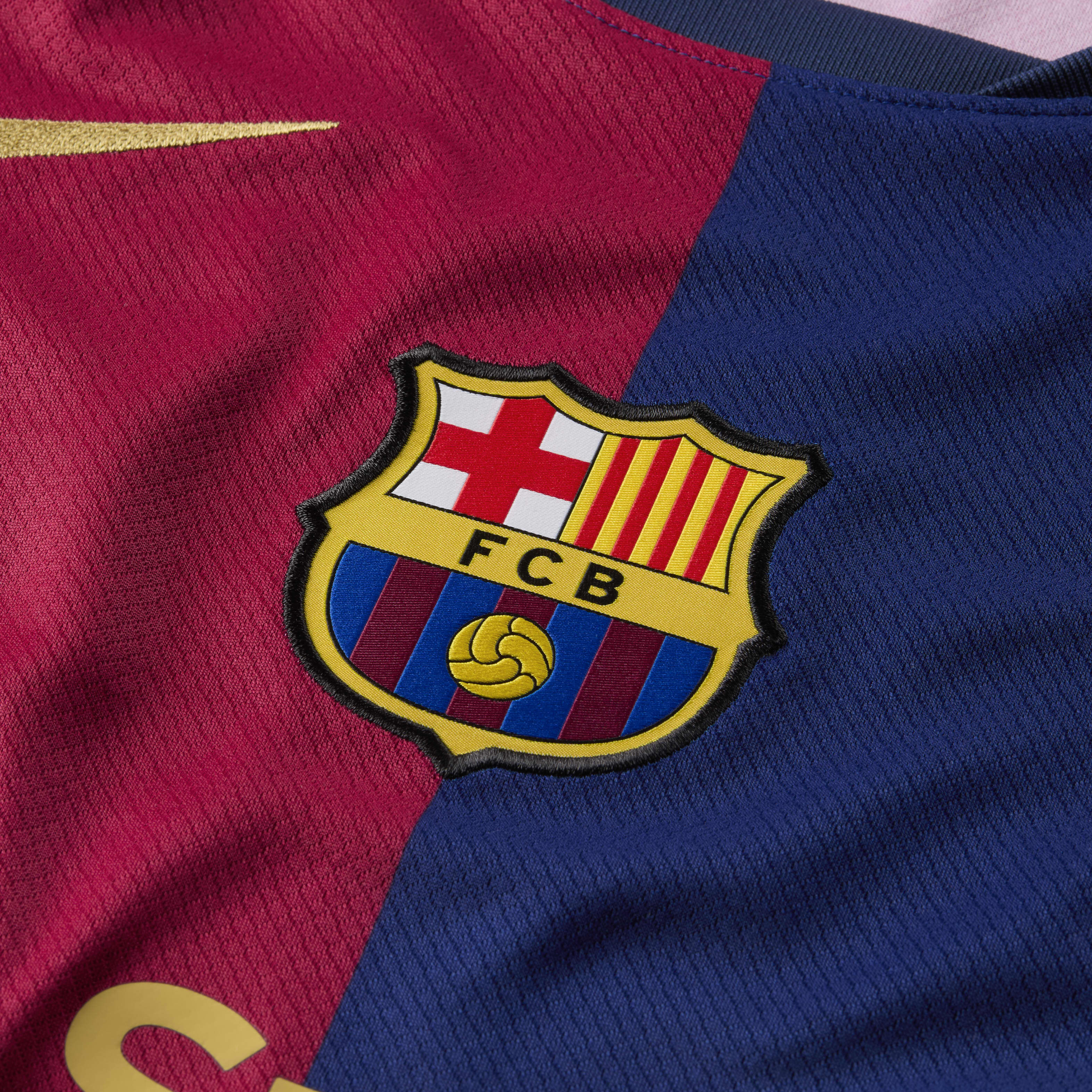 Buy F.C. Barcelona 2024 25 Stadium Home Men s Nike Dri FIT Football Replica Long Sleeve Shirt Nike Qatar Official