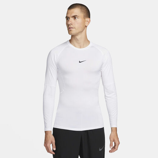 T-Shirts & Tops-Nike, Nike Pro, Men's Dri-FIT Tight Long-Sleeve Fitness Top