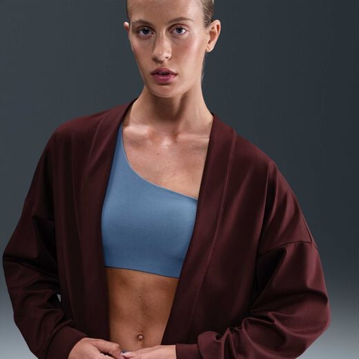 Women's T Shirts-Nike, Nike Zenvy, Women's Dri-FIT Oversized Cardigan