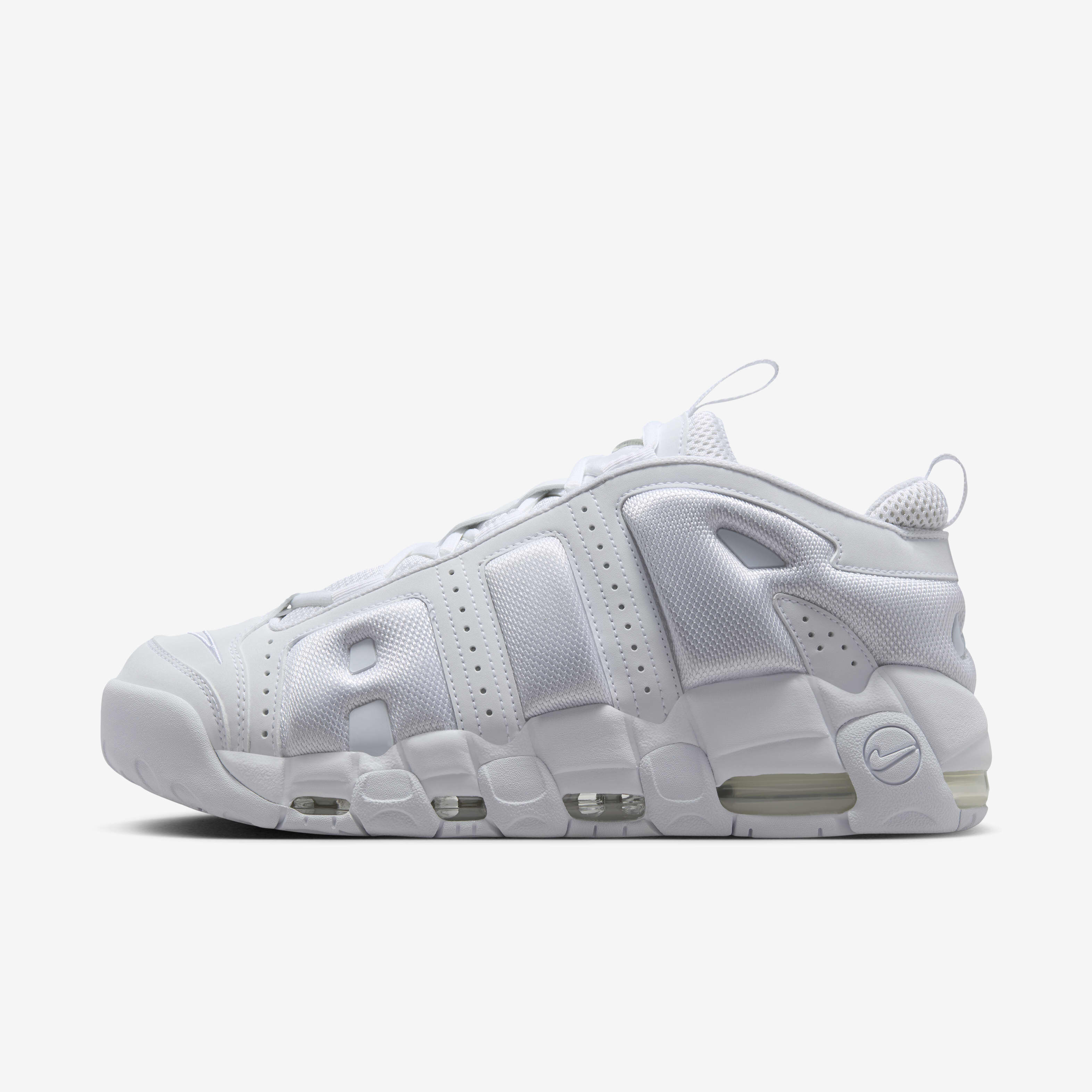 Buy Nike Air More Uptempo Low Men's Shoes - White/White