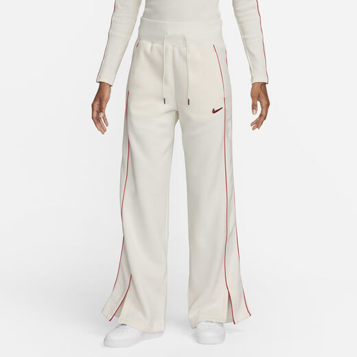 Outerwear Lifestyle-Nike, Nike Sportswear Phoenix Fleece, Women's High-Waisted Open-Hem Tracksuit Bottoms