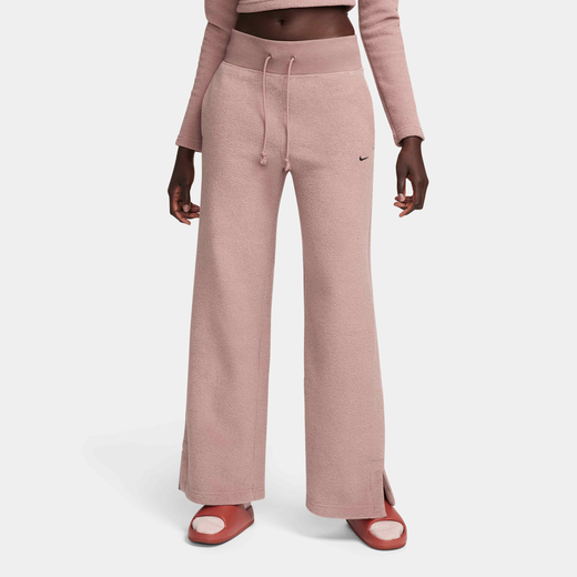 بناطيل وبناطيل شد-نايكي, نايكي سبورتسوير فينكس بلش, بنطال كوزي فليس هاي-ويستد وايد-ليج للنساء