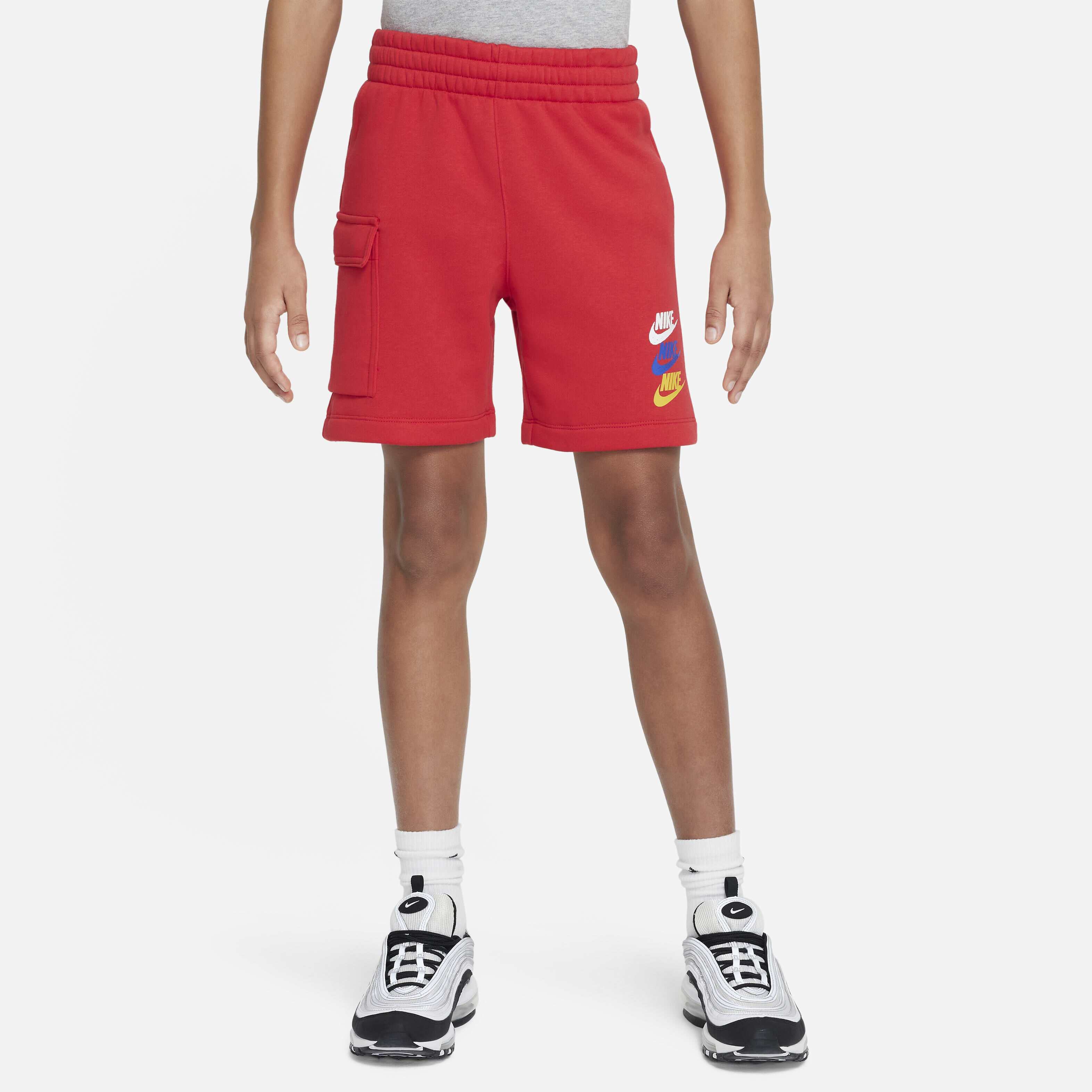 Buy Nike Sportswear Older Kids Boys Fleece Cargo Shorts Nike Qatar Official